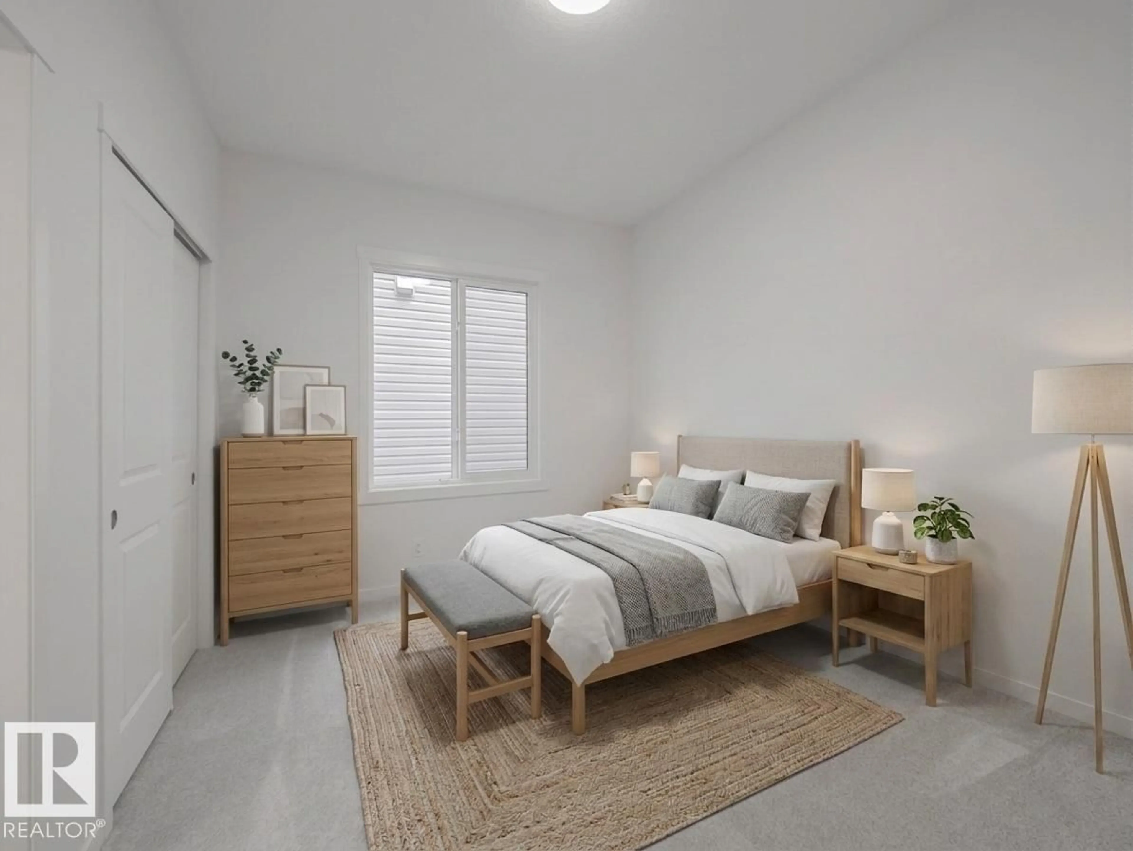 Bedroom with bed, unknown for 947 18 AV, Edmonton Alberta T6T2X3