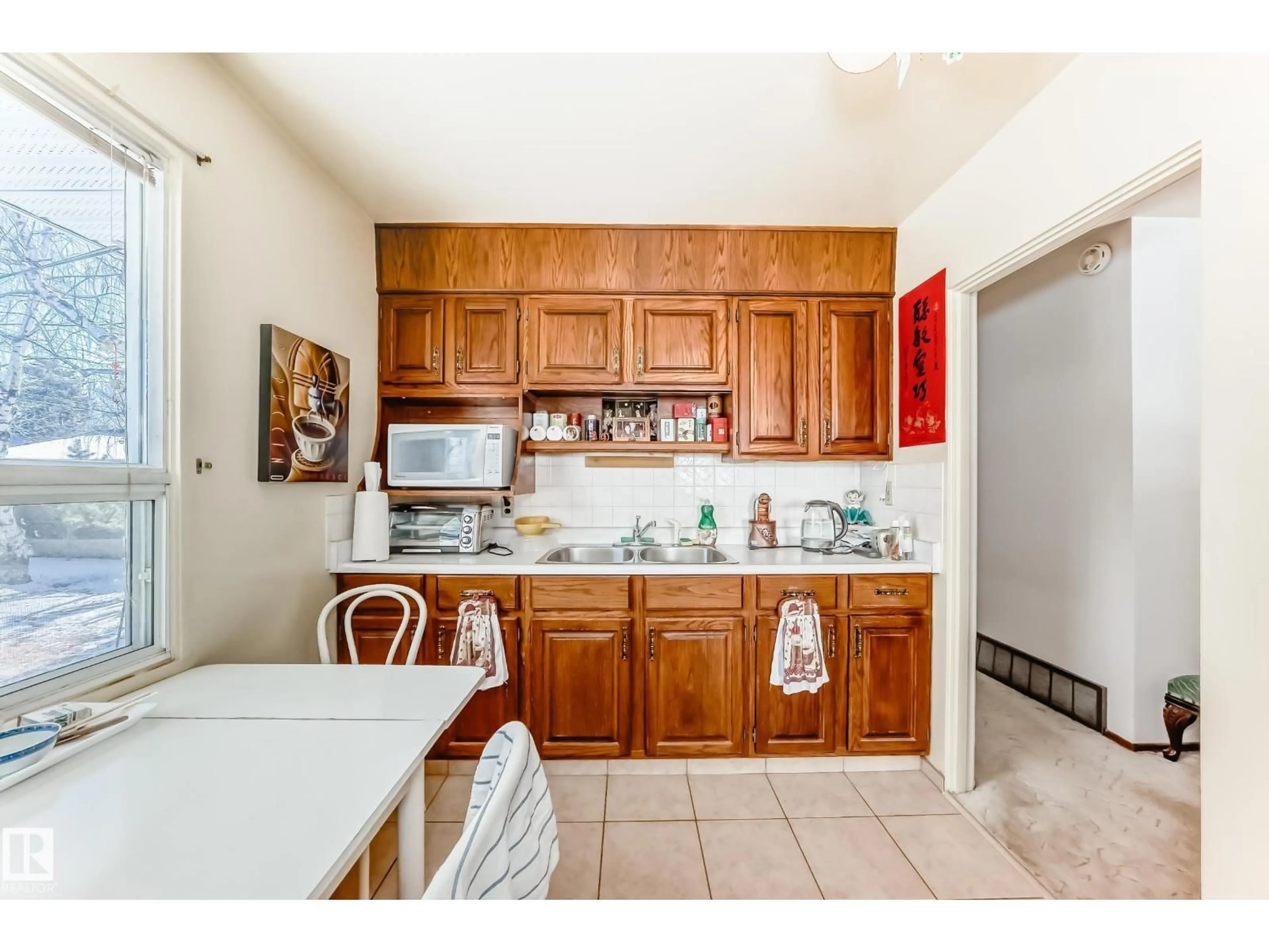 Standard kitchen, ceramic/tile floor for NW - 12237 135 ST, Edmonton Alberta T8L1W9