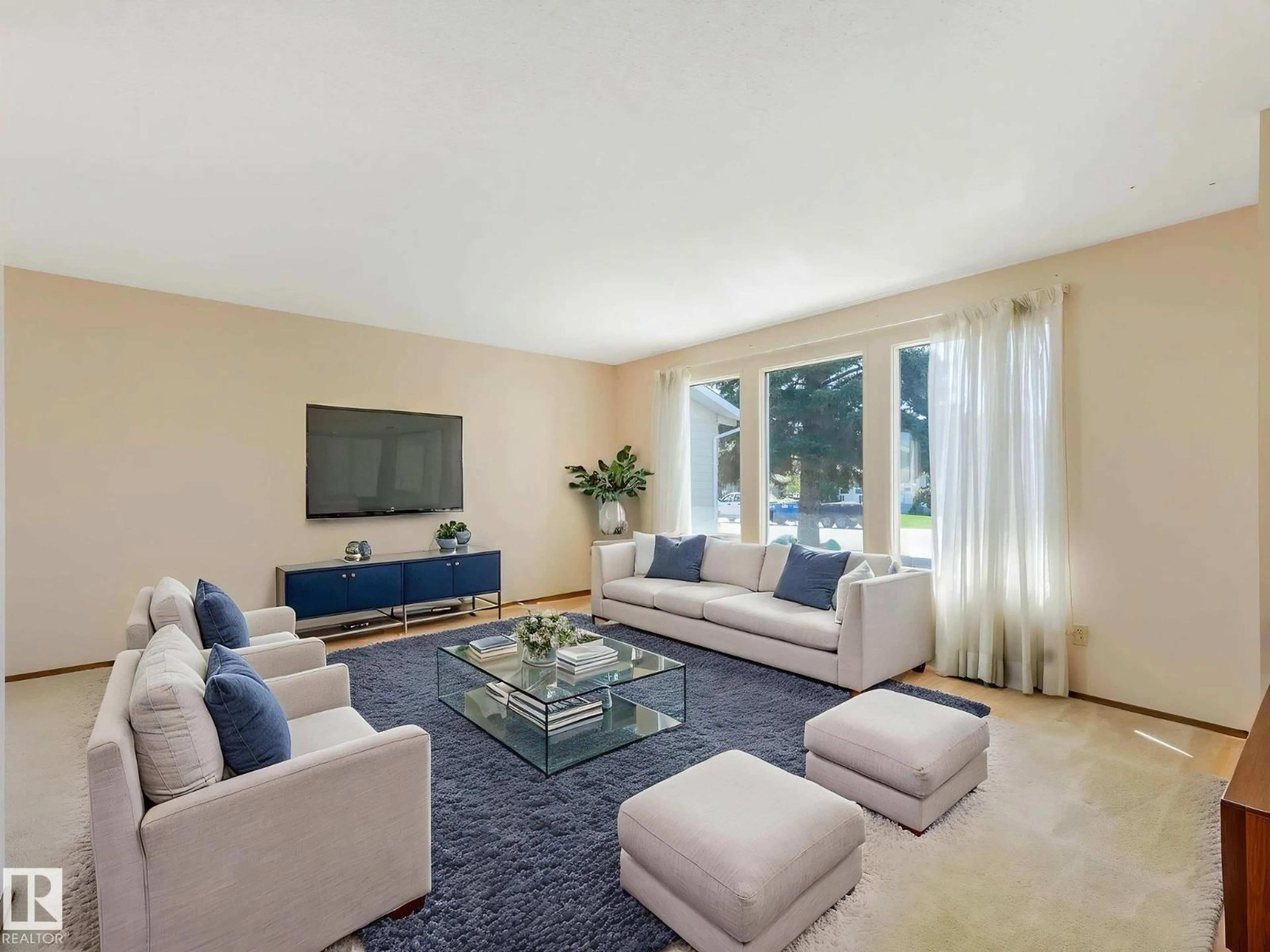 Living room with furniture, unknown for 18514 86A AV, Edmonton Alberta T5T1J6