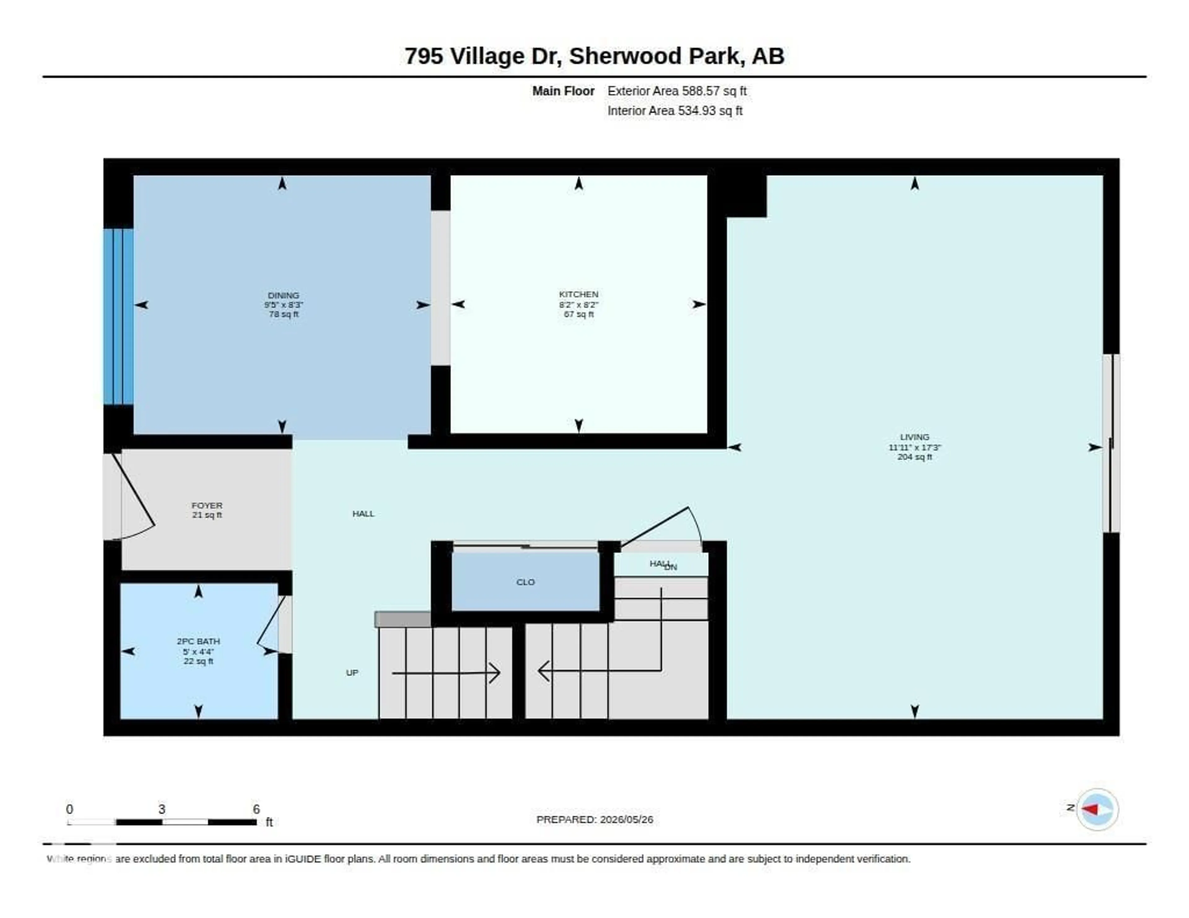Floor plan for 795 VILLAGE DR, Sherwood Park Alberta T8A4H9