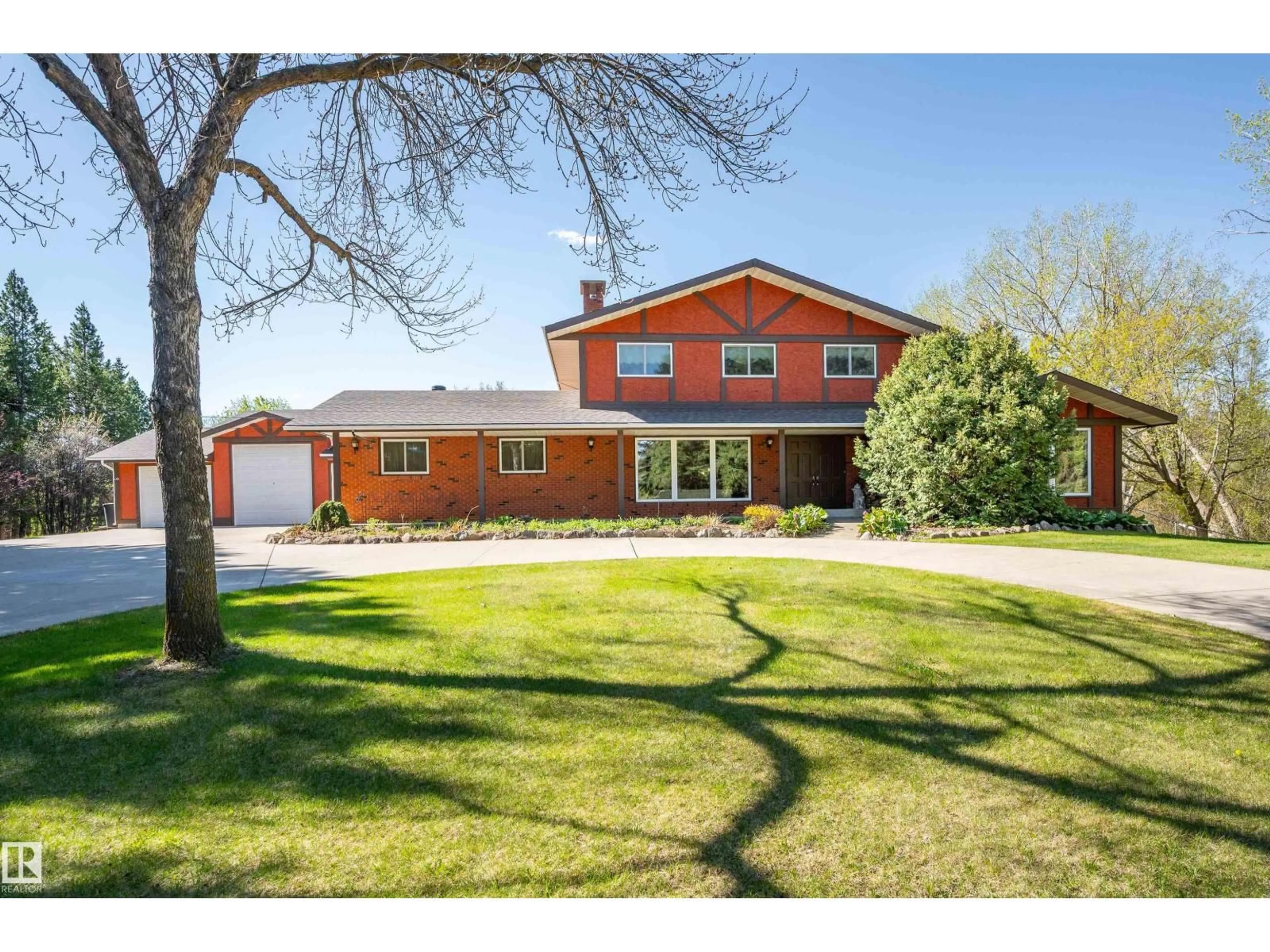 Home with brick exterior material, street for 52312 - 290 RGE ROAD 225, Rural Strathcona County Alberta T8C1E1