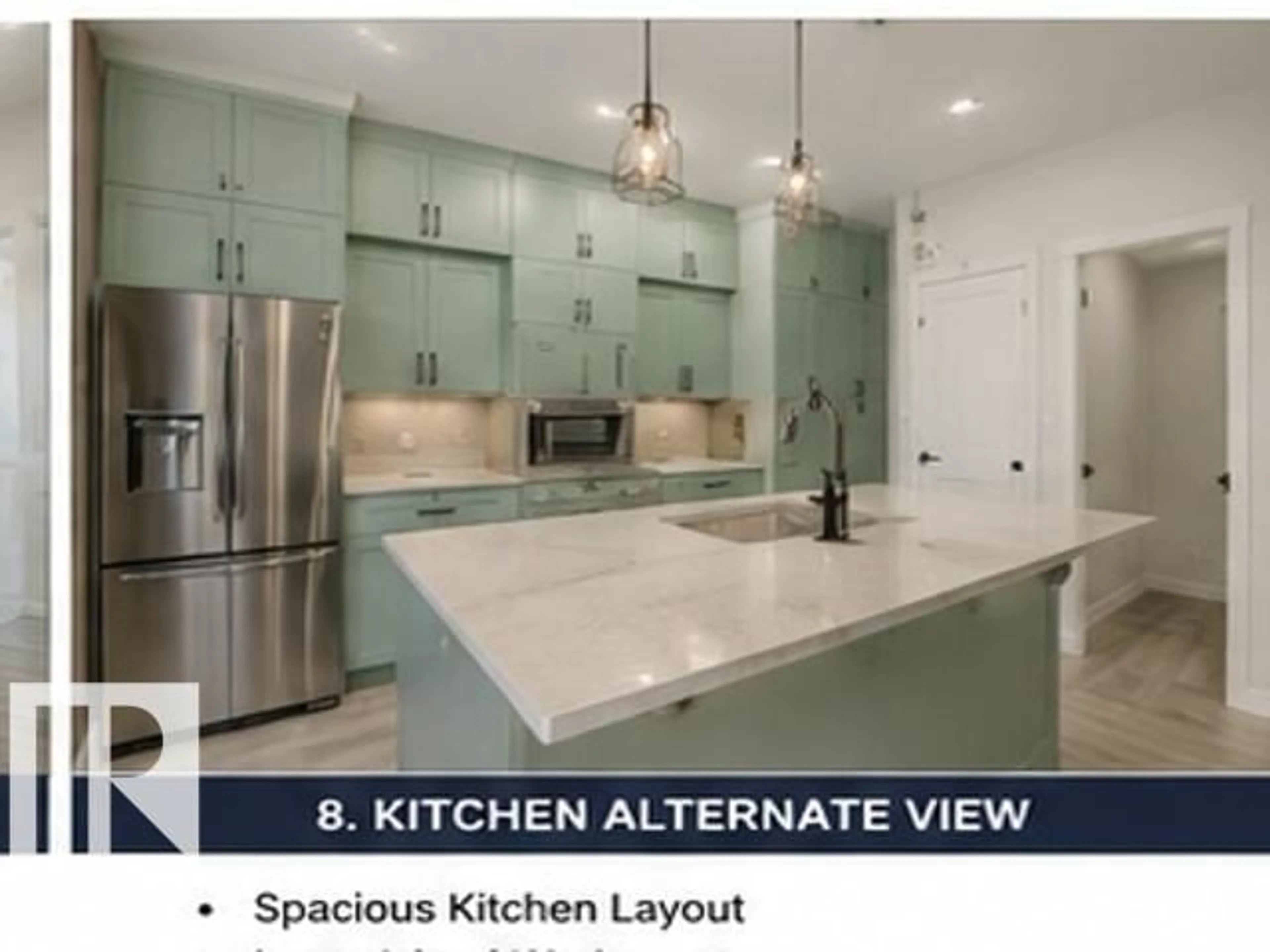 Open concept kitchen, ceramic/tile floor for 452 ROBINSON BV, Leduc Alberta T9E1P8