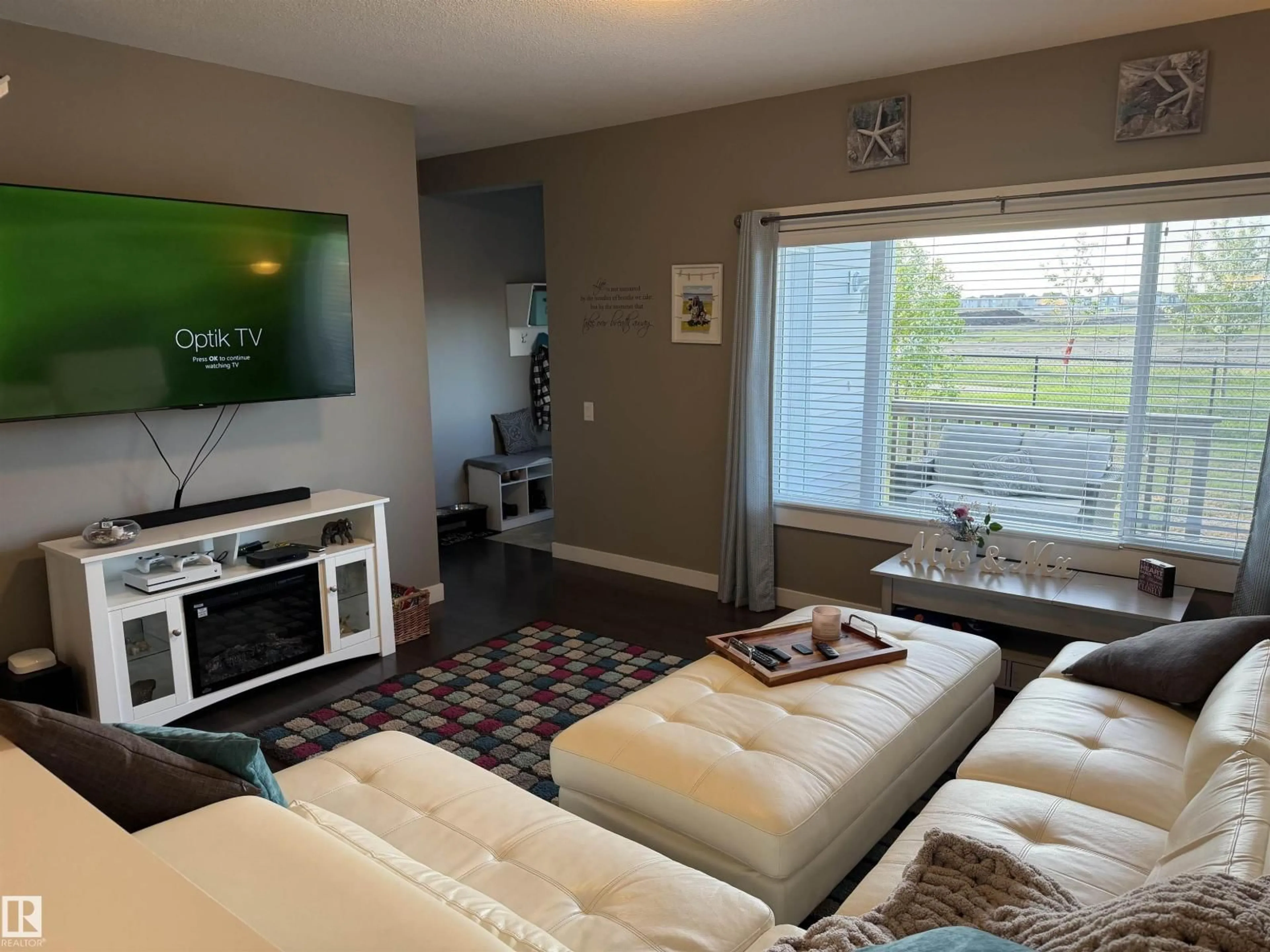 Living room with furniture, unknown for 7028 174 AV, Edmonton Alberta T5Z0L3