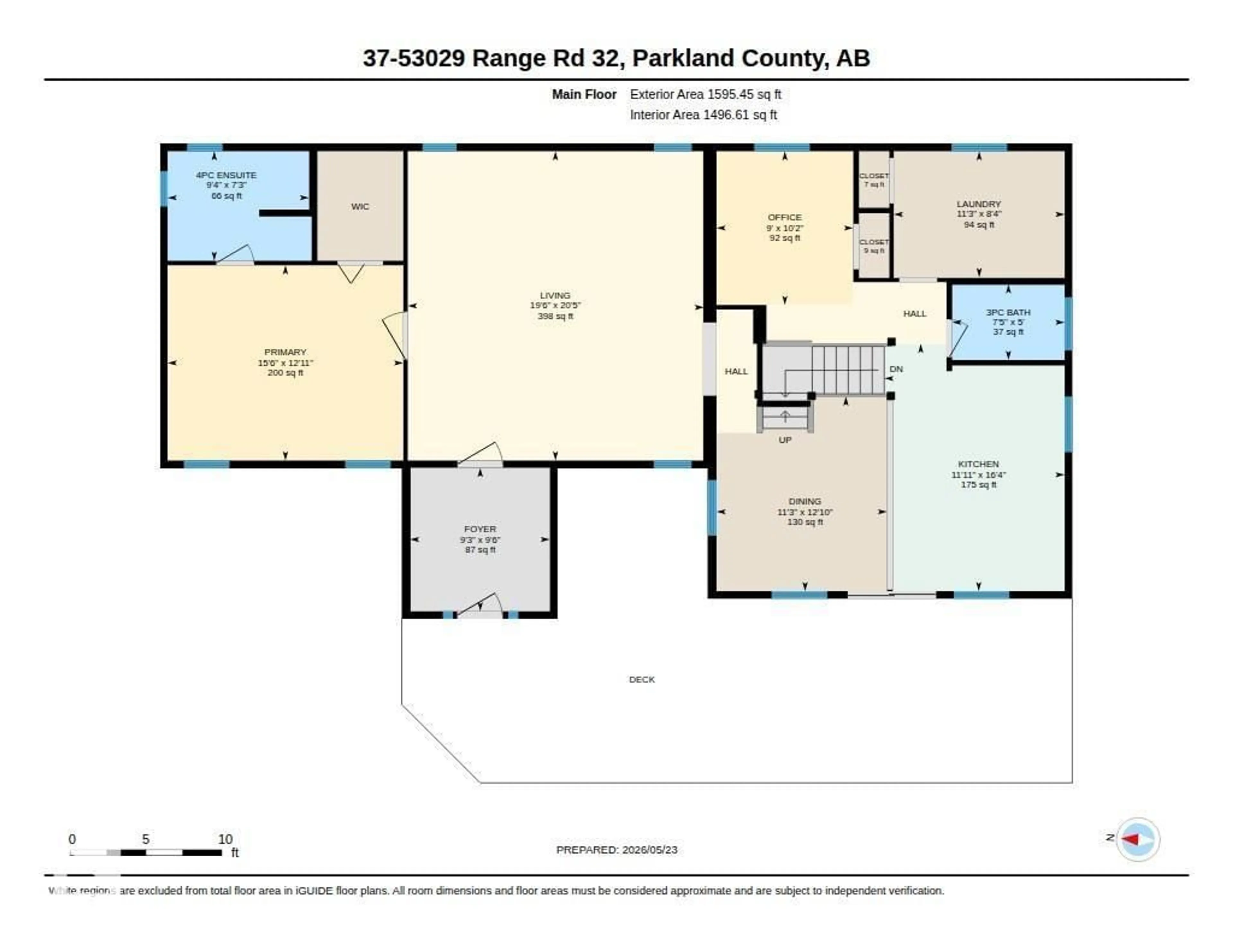 Floor plan for 37-53029 RGE RD 32, Rural Parkland County Alberta T0E0N0