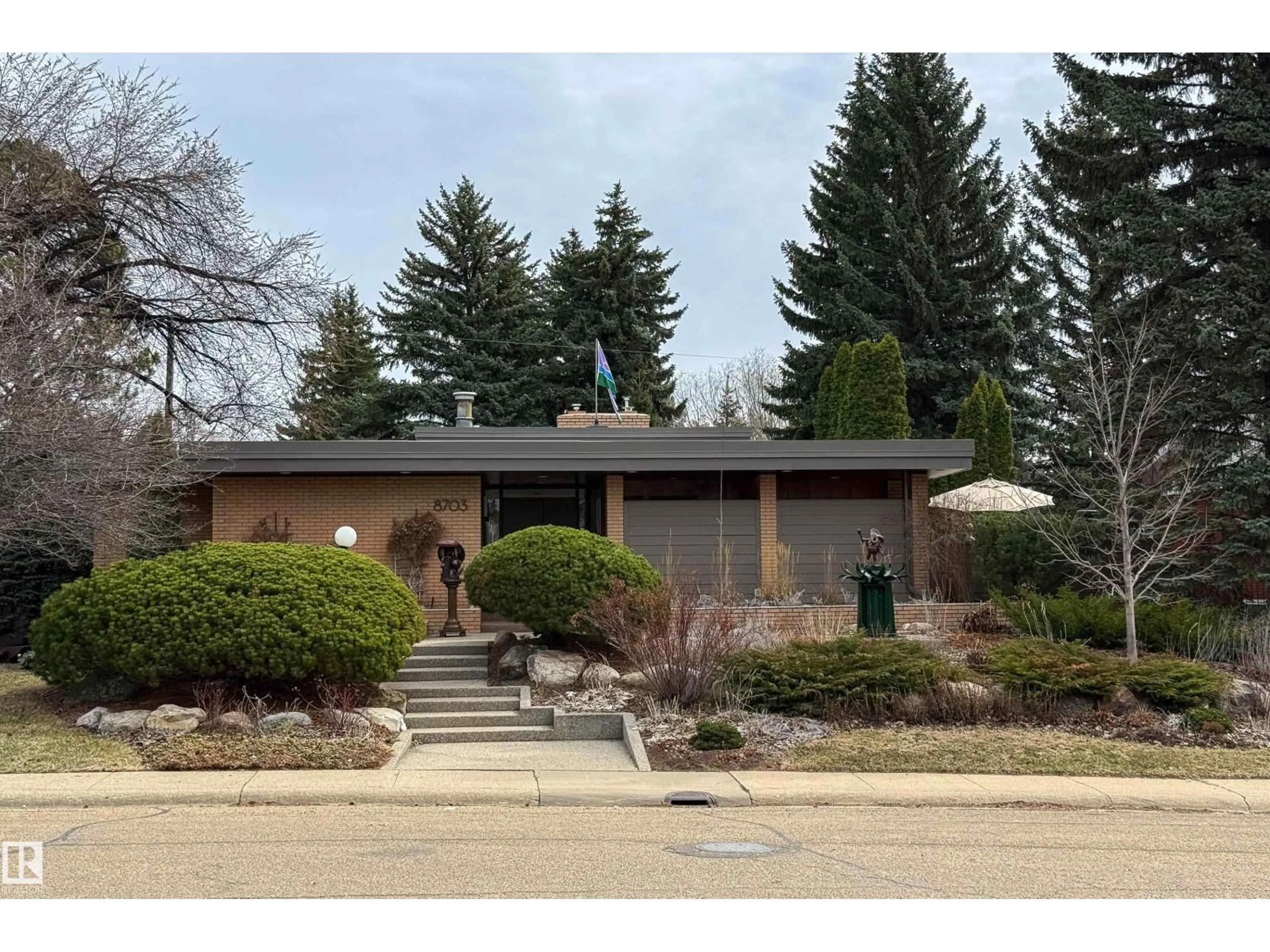 Home with brick exterior material, street for 8703 137 ST, Edmonton Alberta T5R0C5
