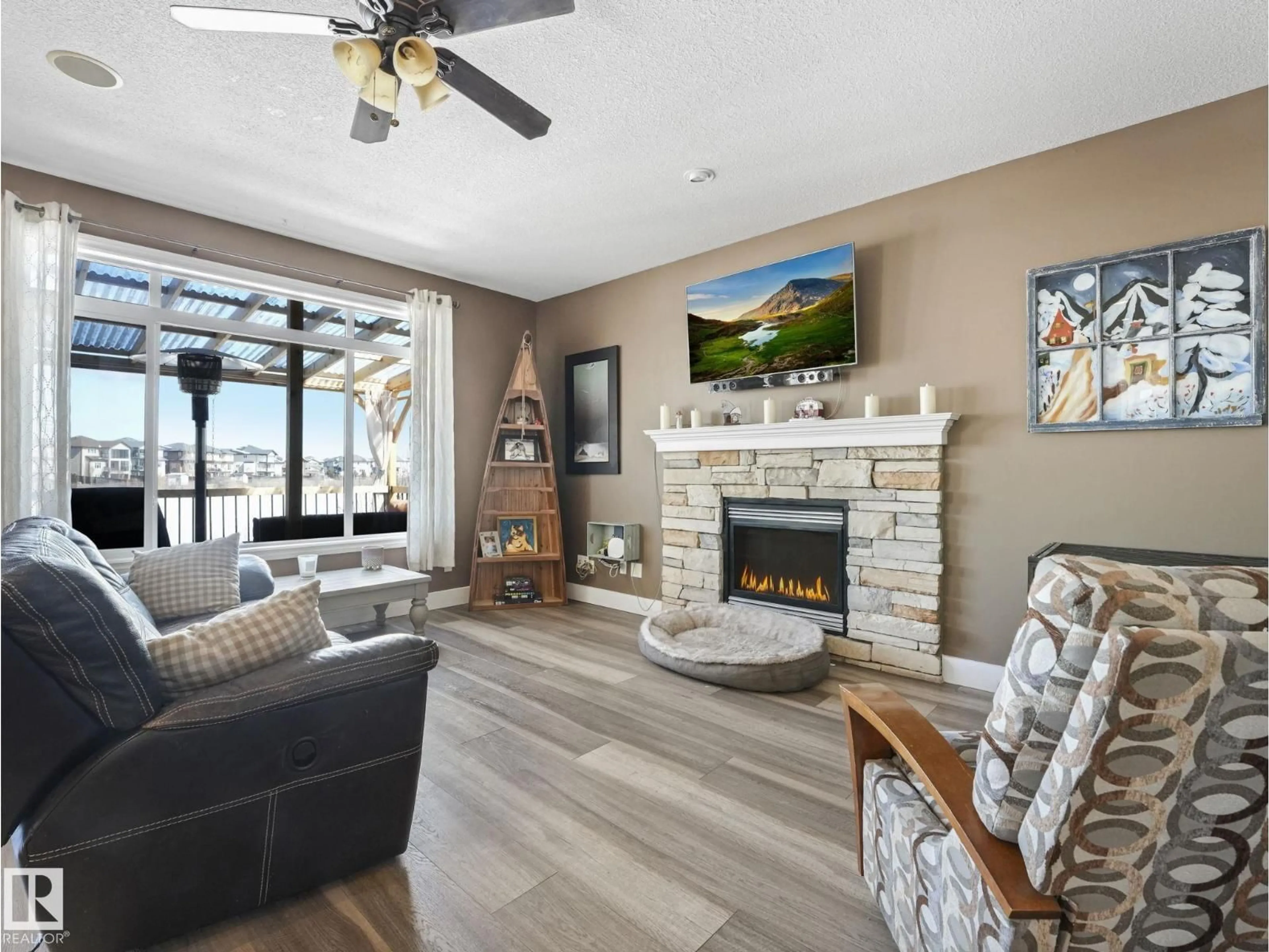 Living room with furniture, unknown for 6210 53 AV, Beaumont Alberta T4X1V4