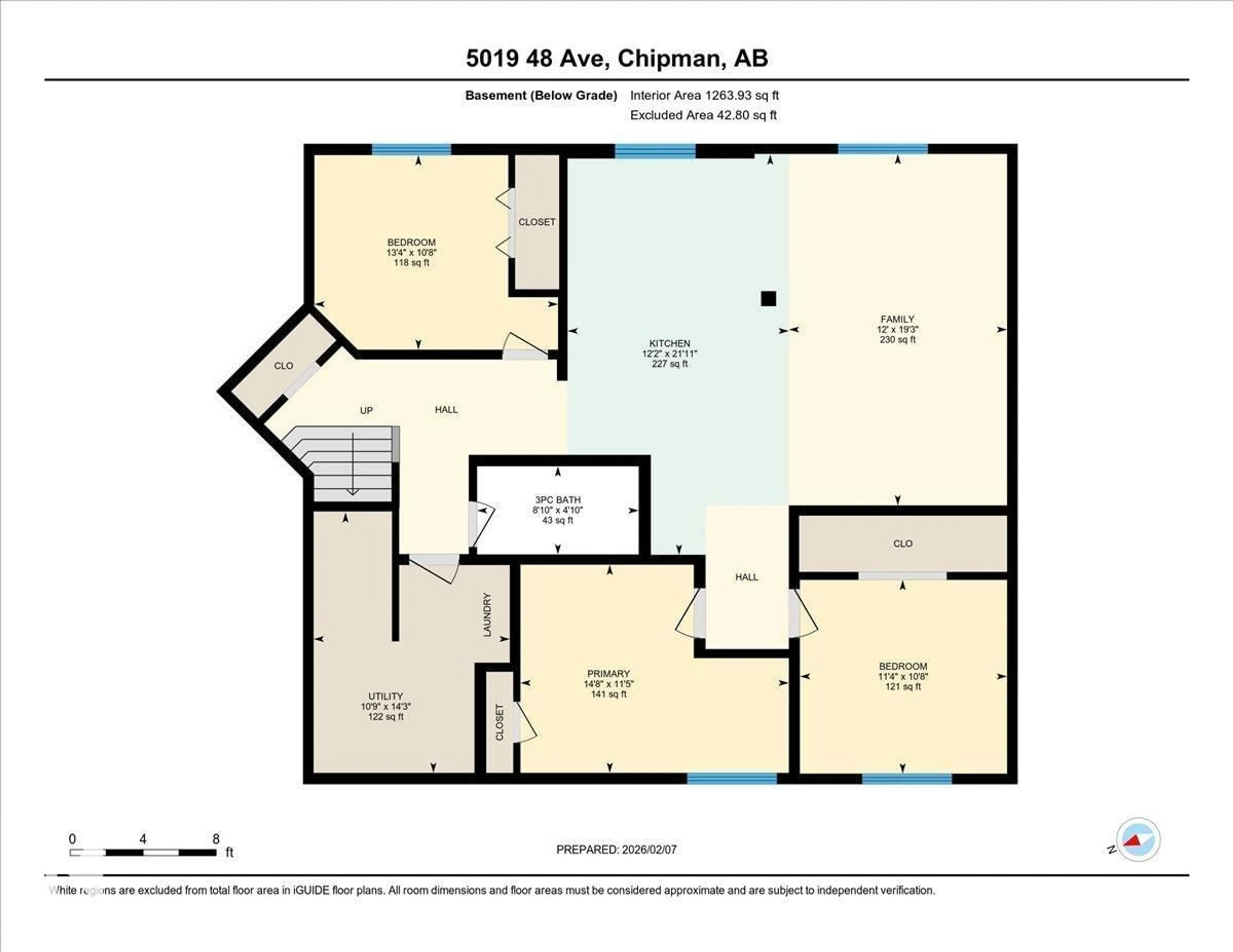 Floor plan for 5019 48 AV, Chipman Alberta T0B0W0