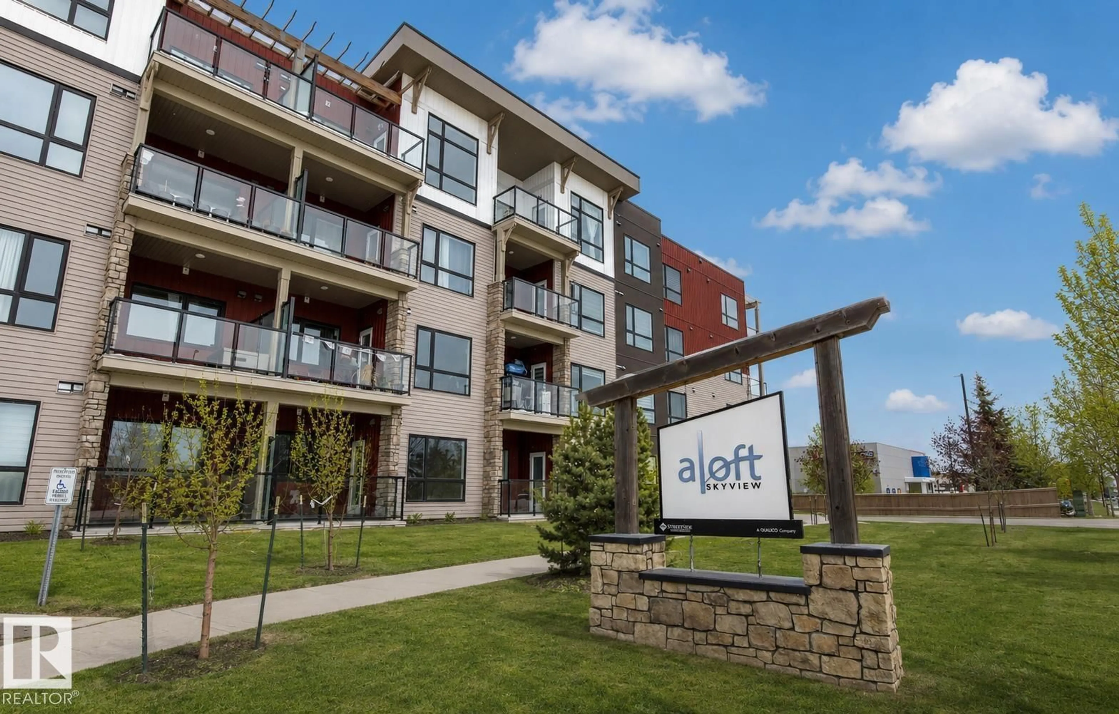 Patio, street for #412 - 12804 140 AV, Edmonton Alberta T6V0M3