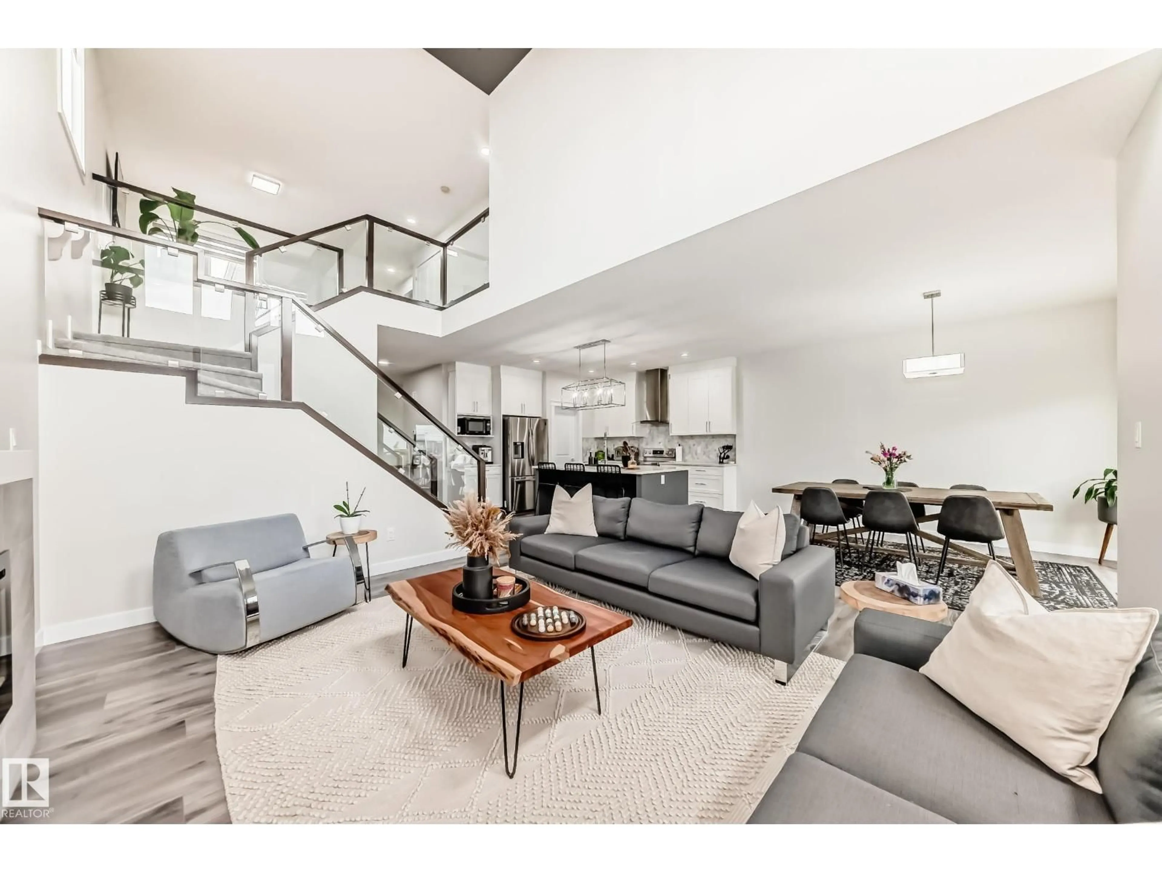 Living room with furniture, unknown for 589 BOULDER WD, Leduc Alberta T9E1M1