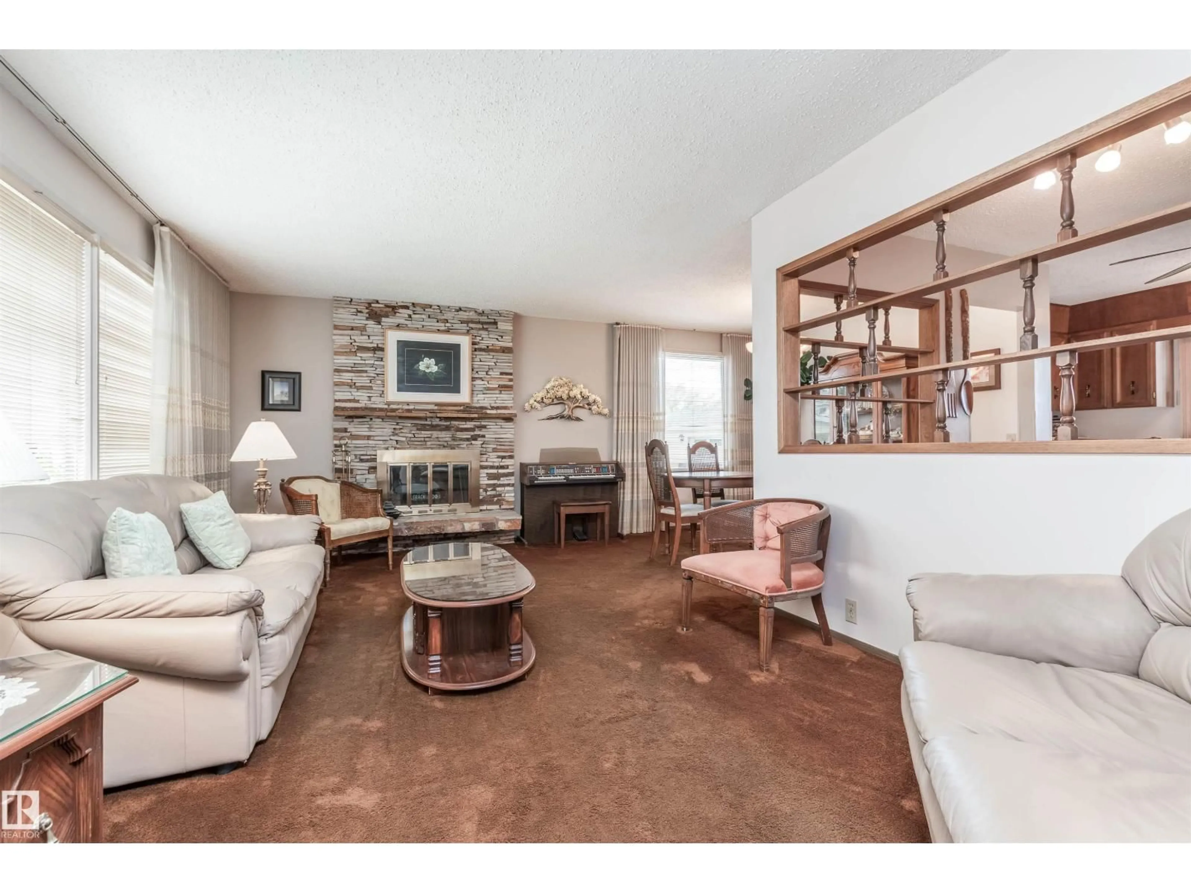 Living room with furniture, unknown for NW - 15811 119 ST, Edmonton Alberta T5X2P4