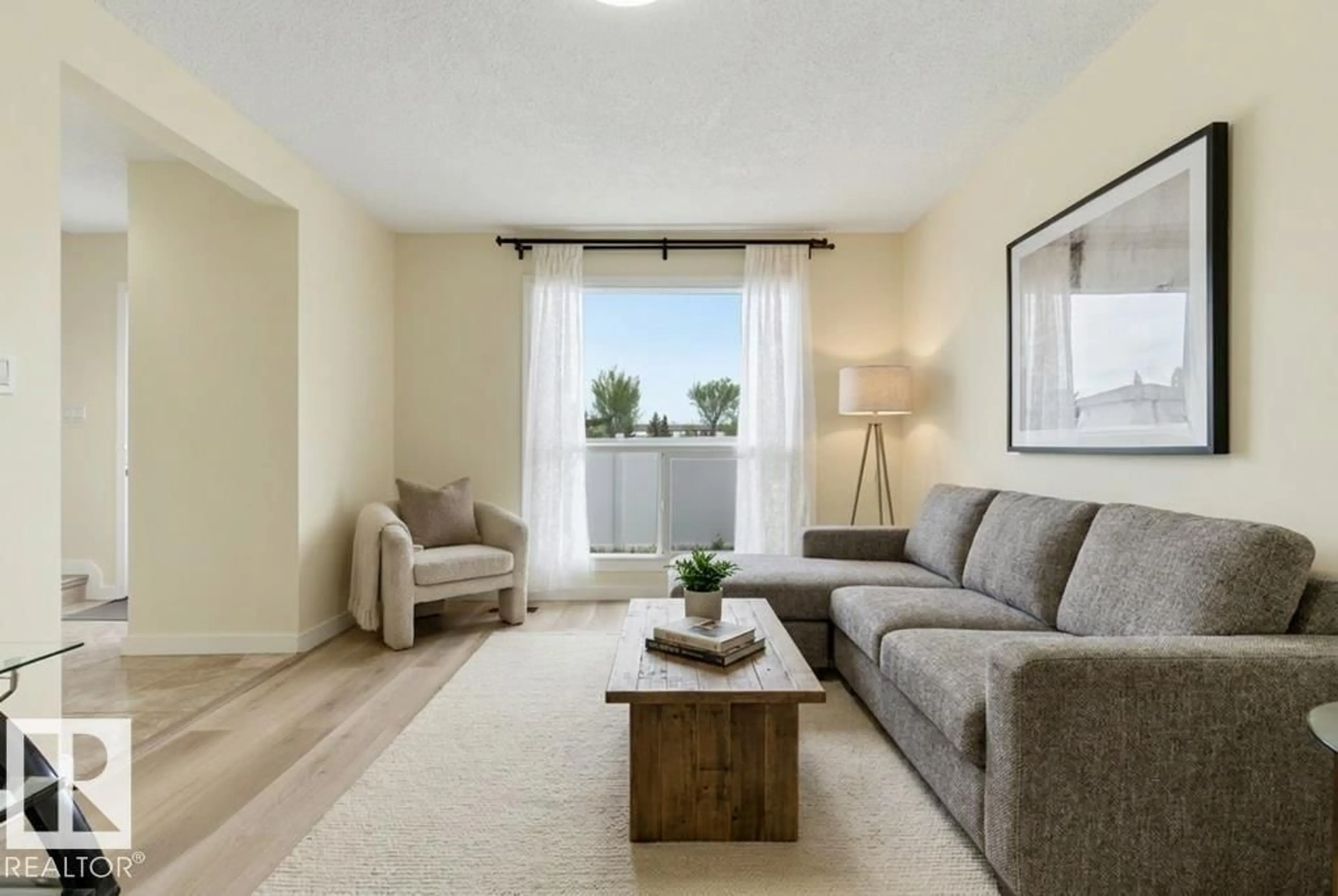 Living room with furniture, unknown for 13279 47 ST, Edmonton Alberta T5A3L5