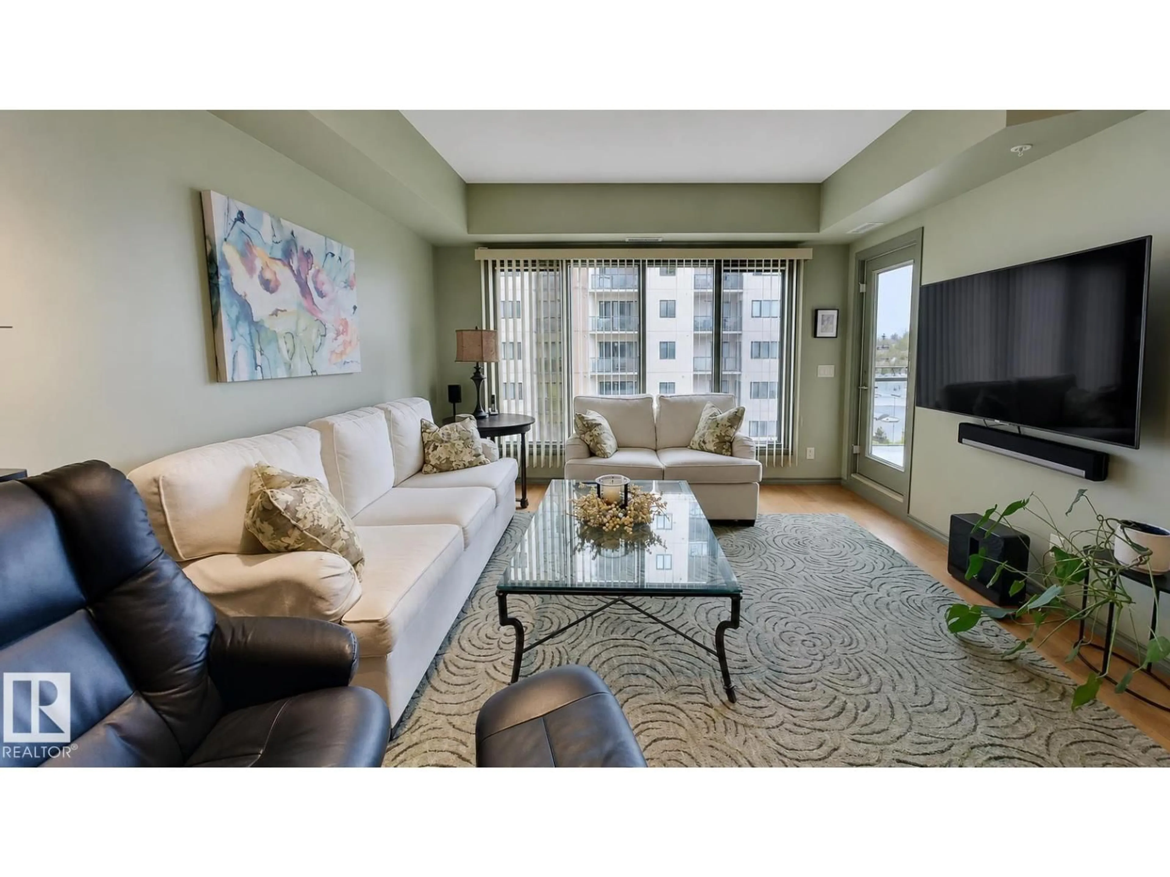 Living room with furniture, unknown for 610 10303 111 ST NW, Edmonton Alberta T5K0C6