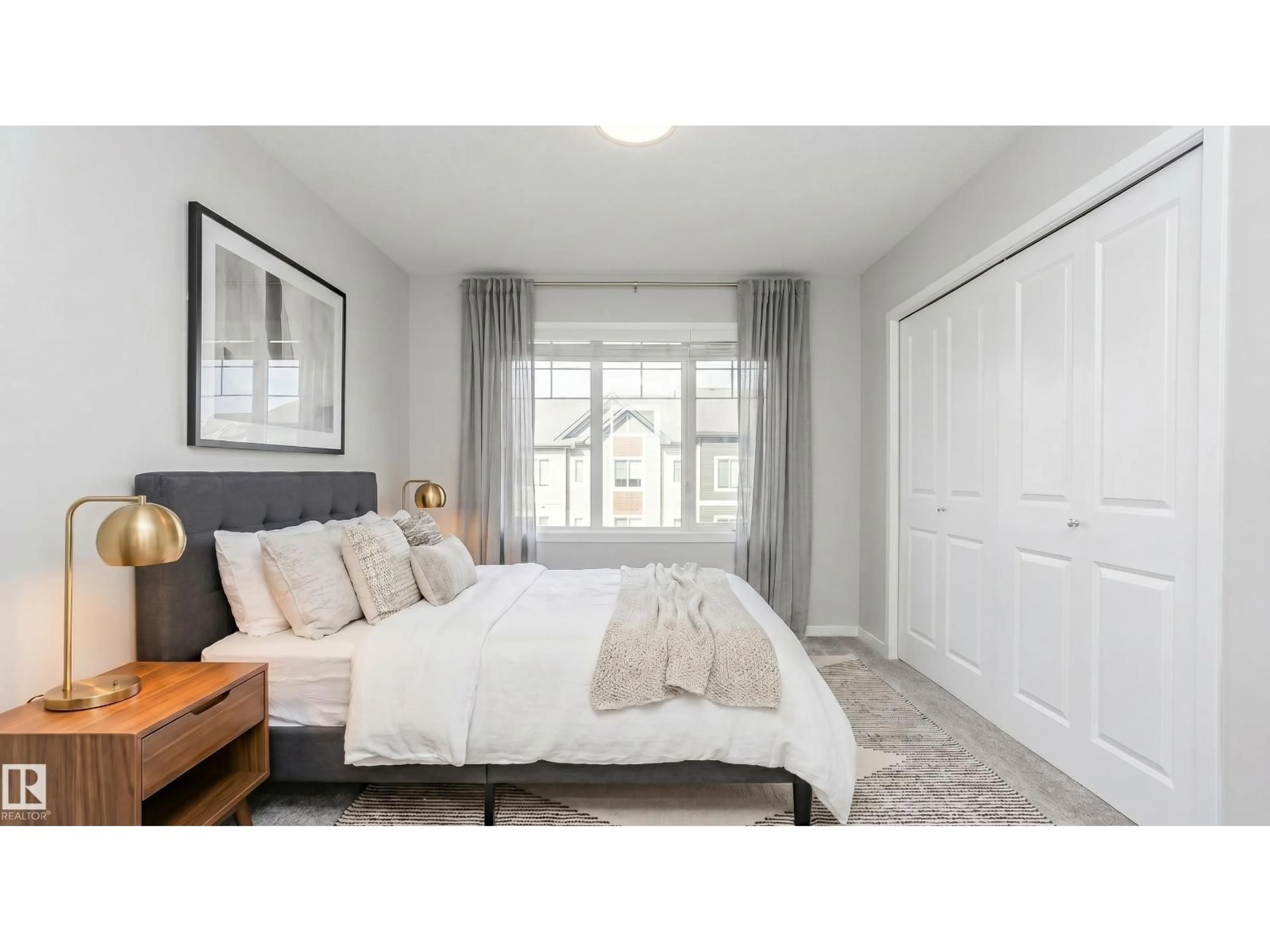 Bedroom with bed, unknown for 320 SECORD BV, Edmonton Alberta T5T7E8