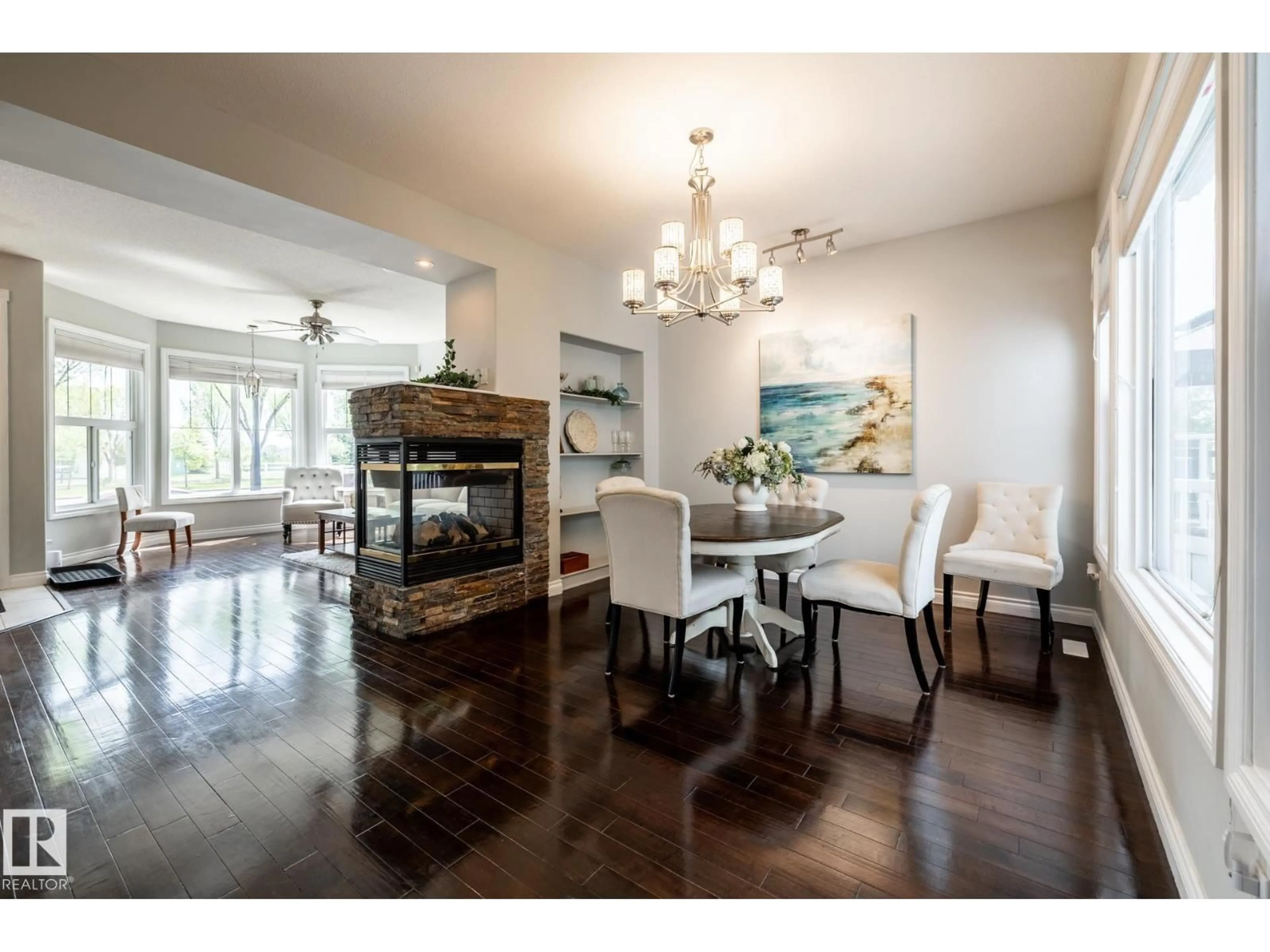 Dining room, wood/laminate floor for 2036 TOWNE CENTRE BV, Edmonton Alberta T6R3M7