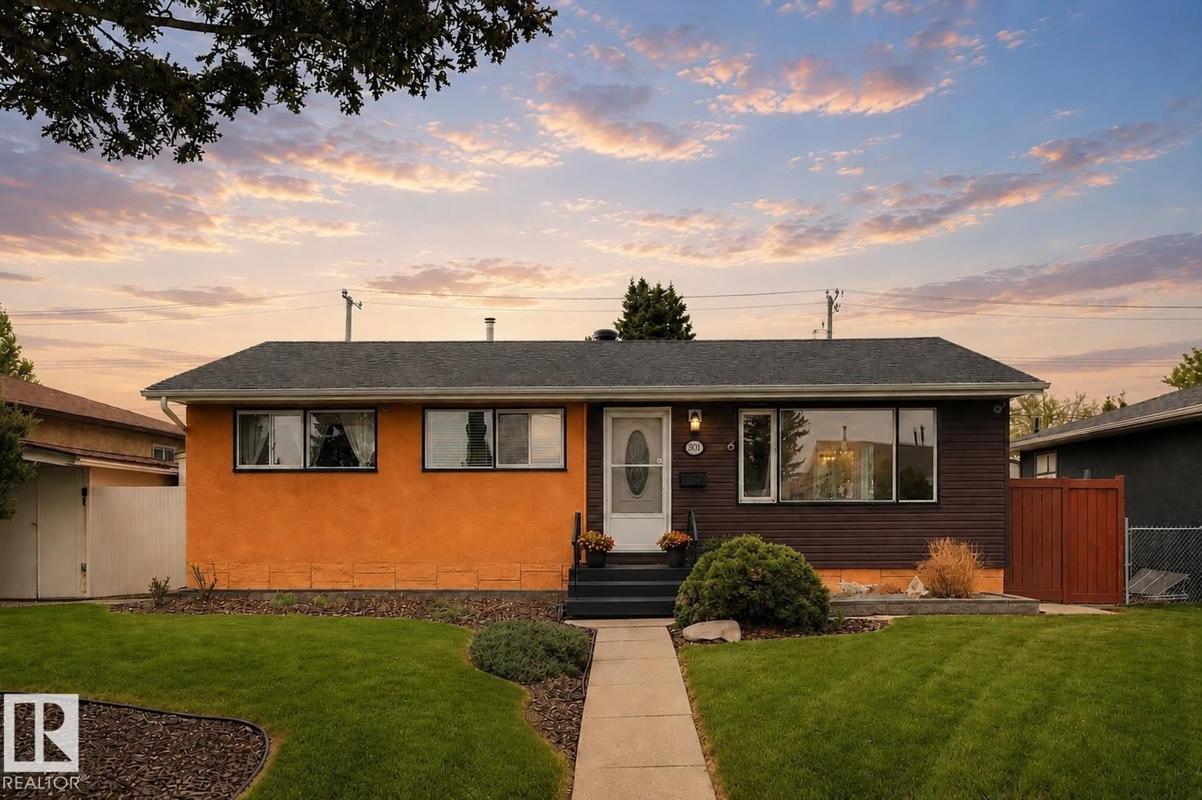 Home with brick exterior material, street for 5203 103 AV, Edmonton Alberta T6A0T1