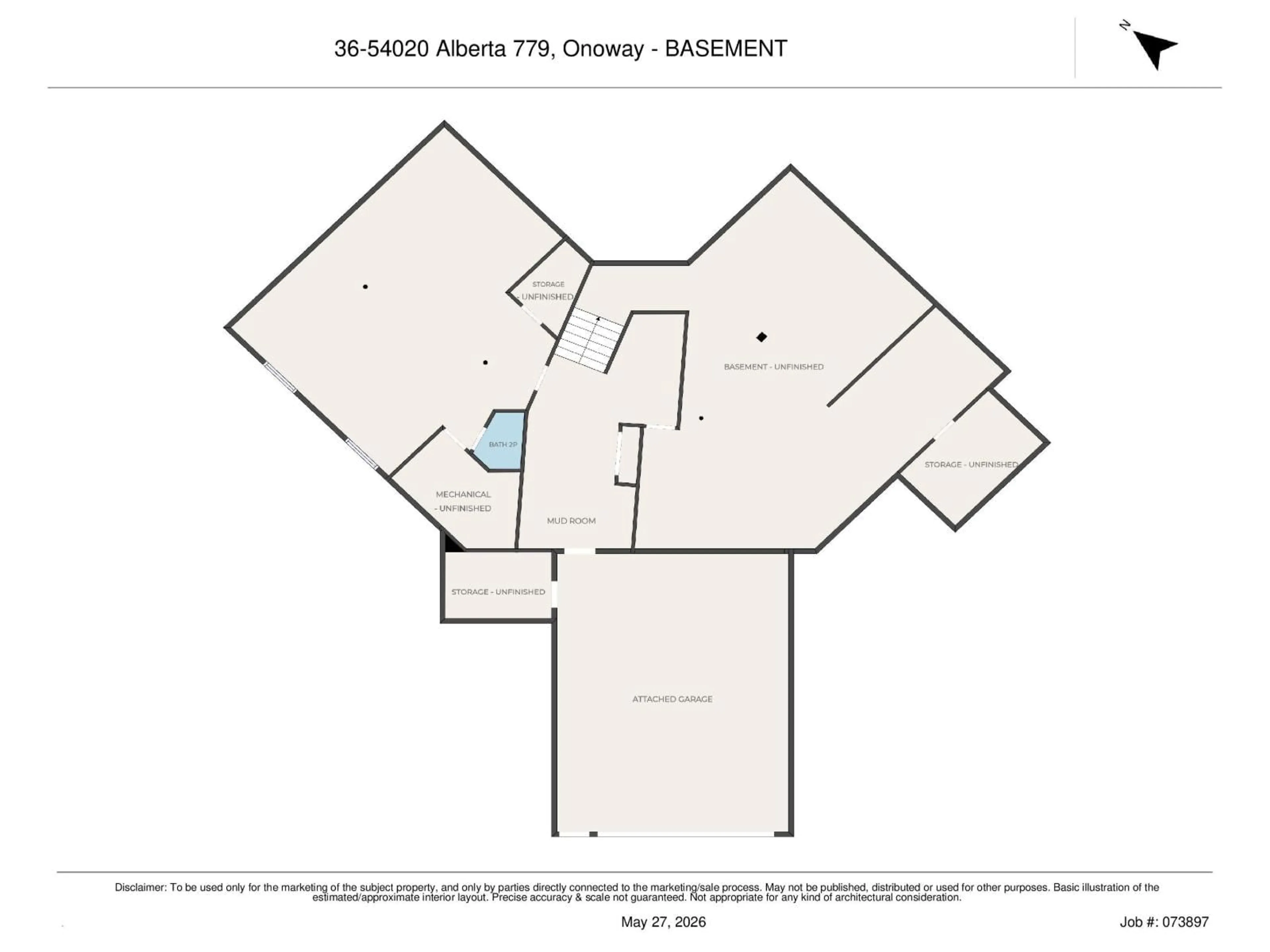 Floor plan for 54020 - 36 HIGHWAY 779, Rural Parkland County Alberta T7Y0A9