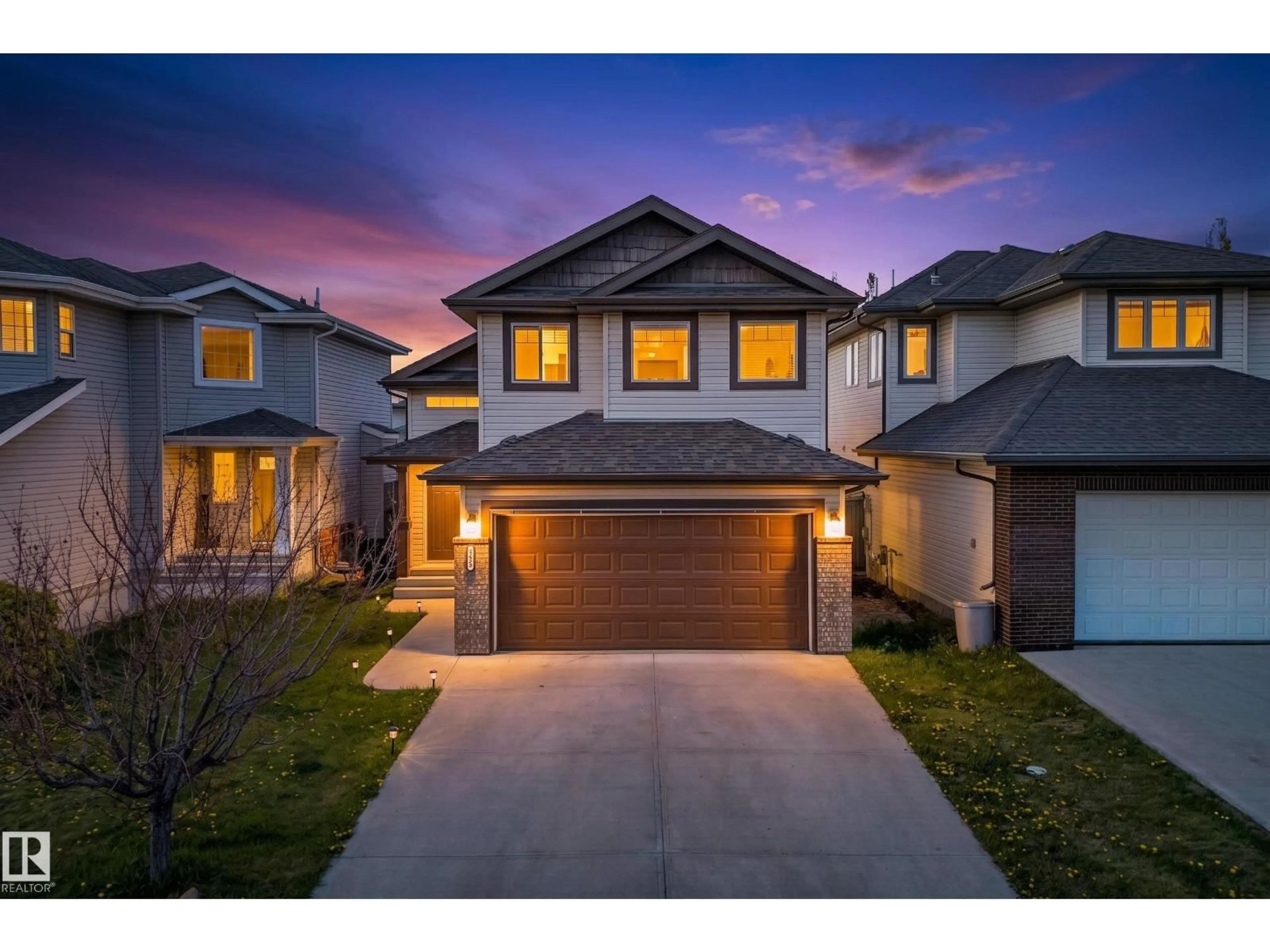 Home with brick exterior material, street for 100 NAPOLEON CR, St. Albert Alberta T8N3L8