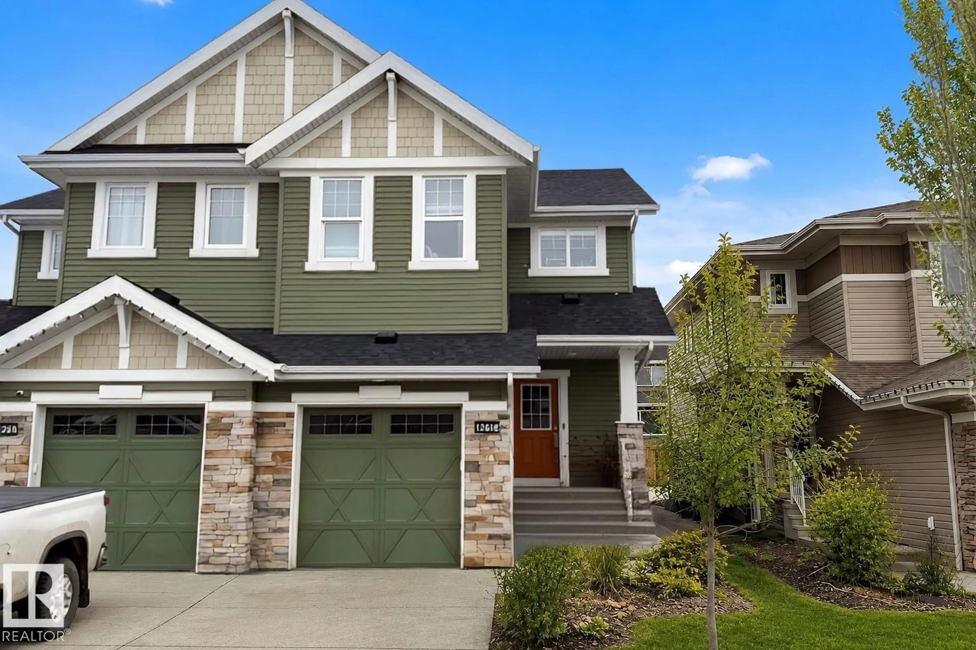 Home with vinyl exterior material, street for 12816 205 ST NW, Edmonton Alberta T5S0L8
