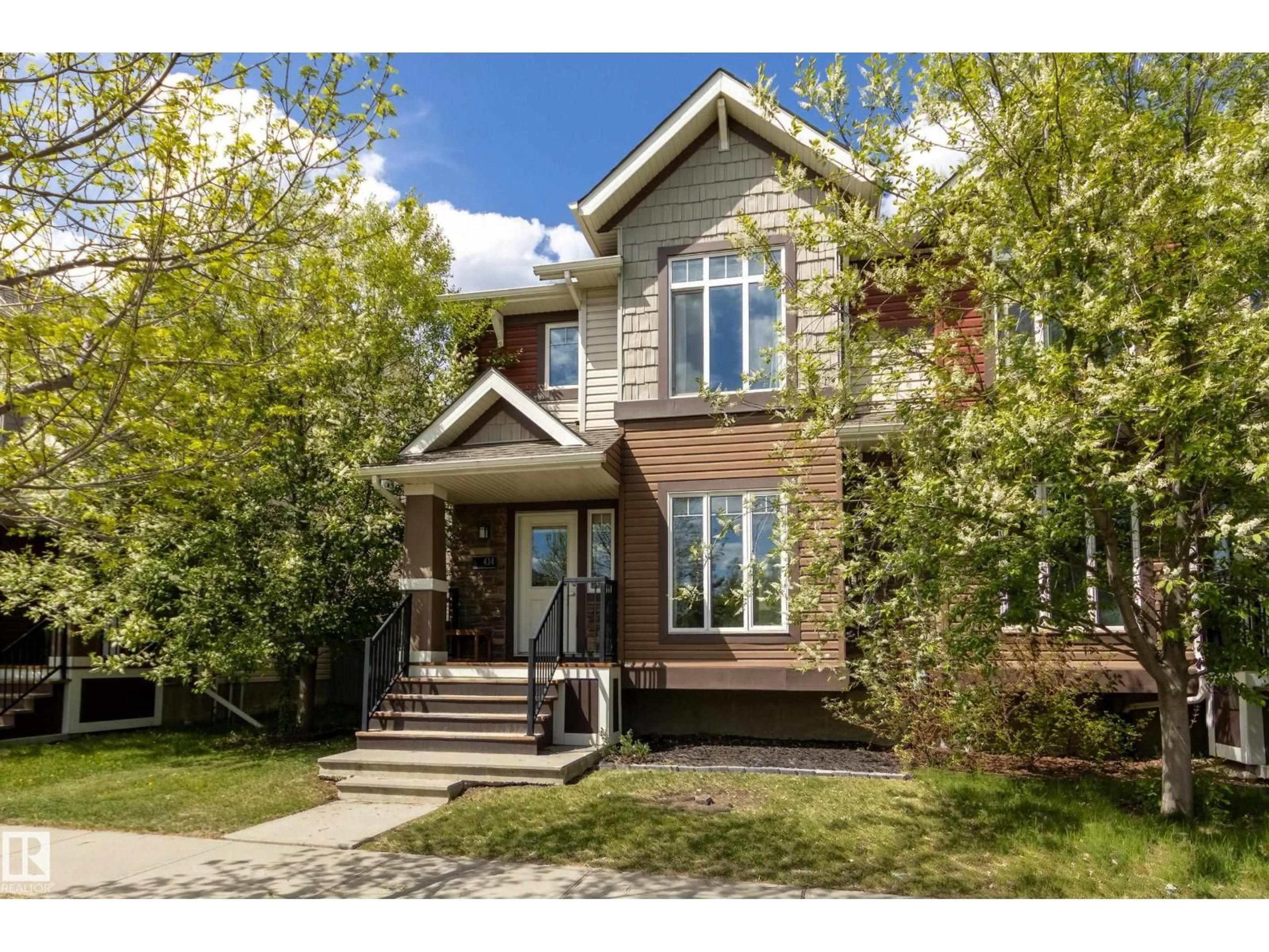 Home with brick exterior material, street for 434 CHAPPELLE DR, Edmonton Alberta T6W0Z4