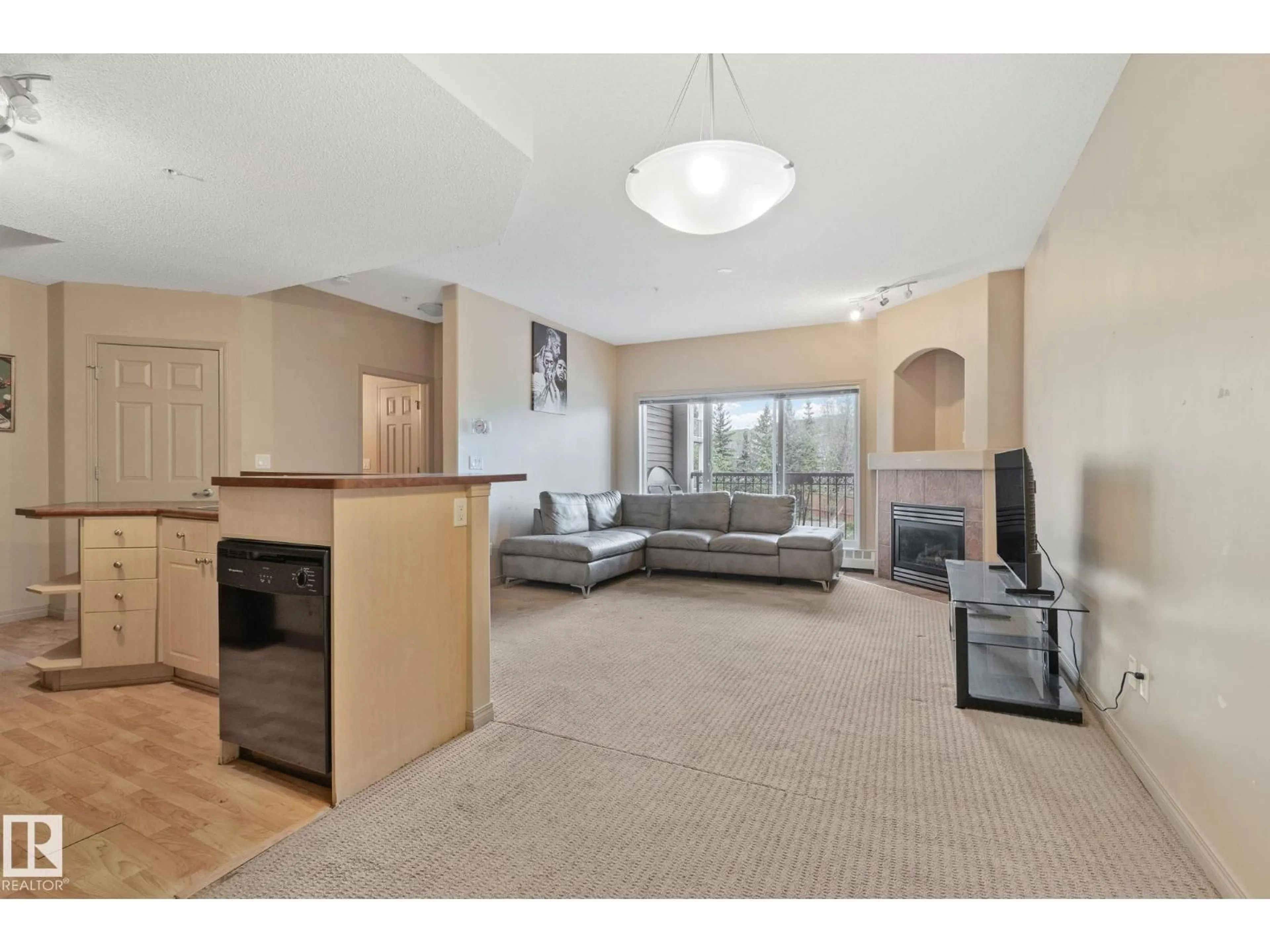Living room with furniture, unknown for #209 - 5280 TERWILLEGAR BV, Edmonton Alberta T6R3T9
