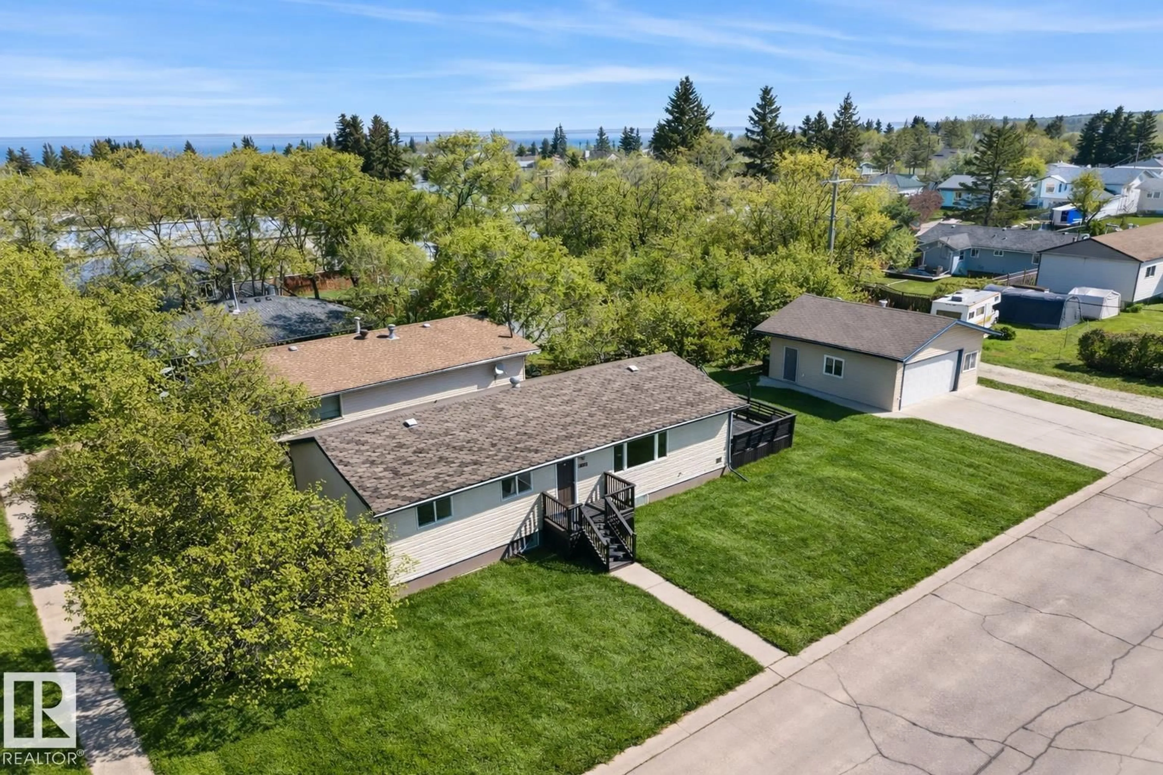 A pic from outside/outdoor area/front of a property/back of a property/a pic from drone, unknown for 1412 10 ST, Cold Lake Alberta T9M1J6