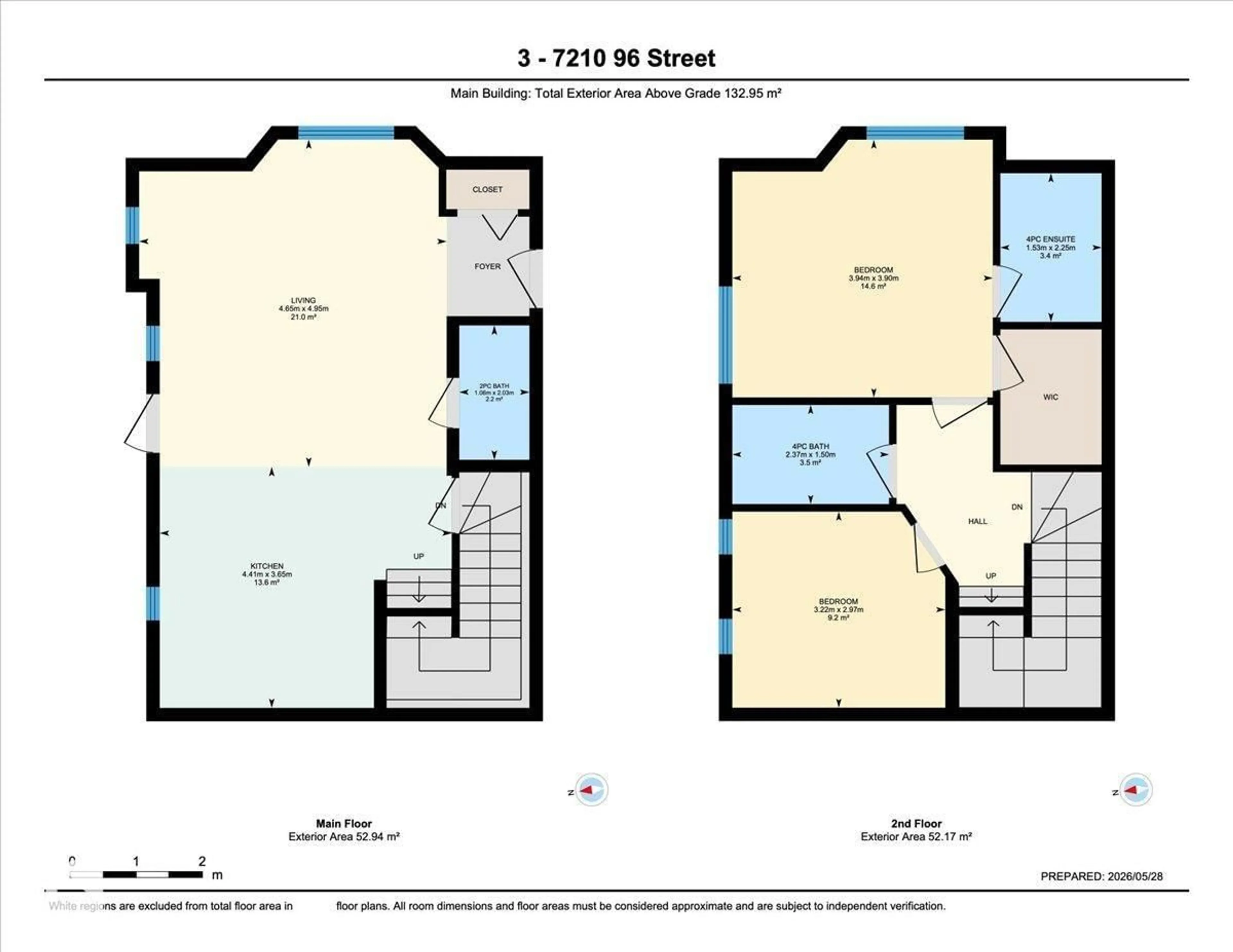 Floor plan for #3 - 7210 96 ST, Edmonton Alberta T6E1B3