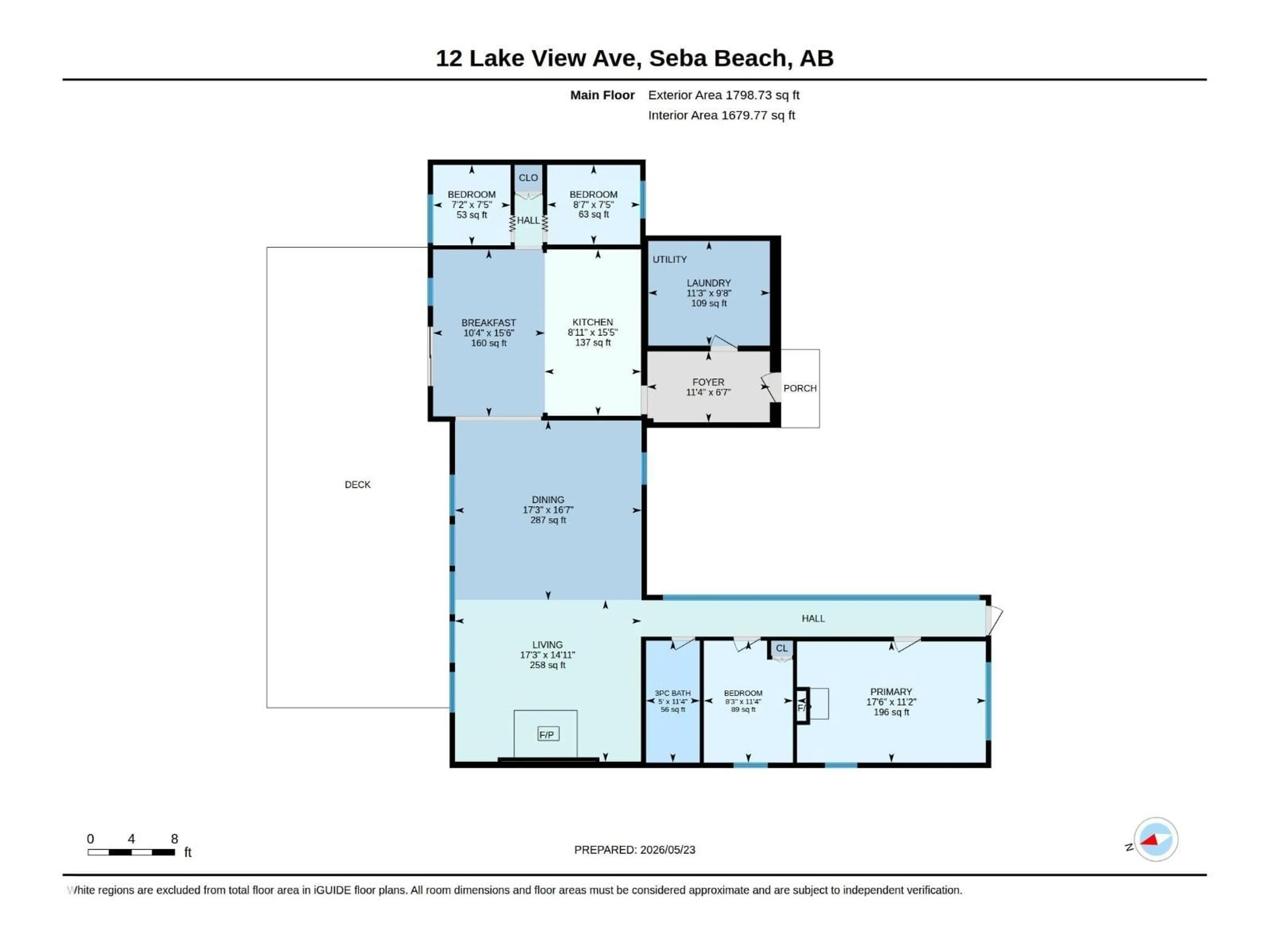 Floor plan for 12 53004 RGE ROAD 54 A, Rural Parkland County Alberta T0E2B0