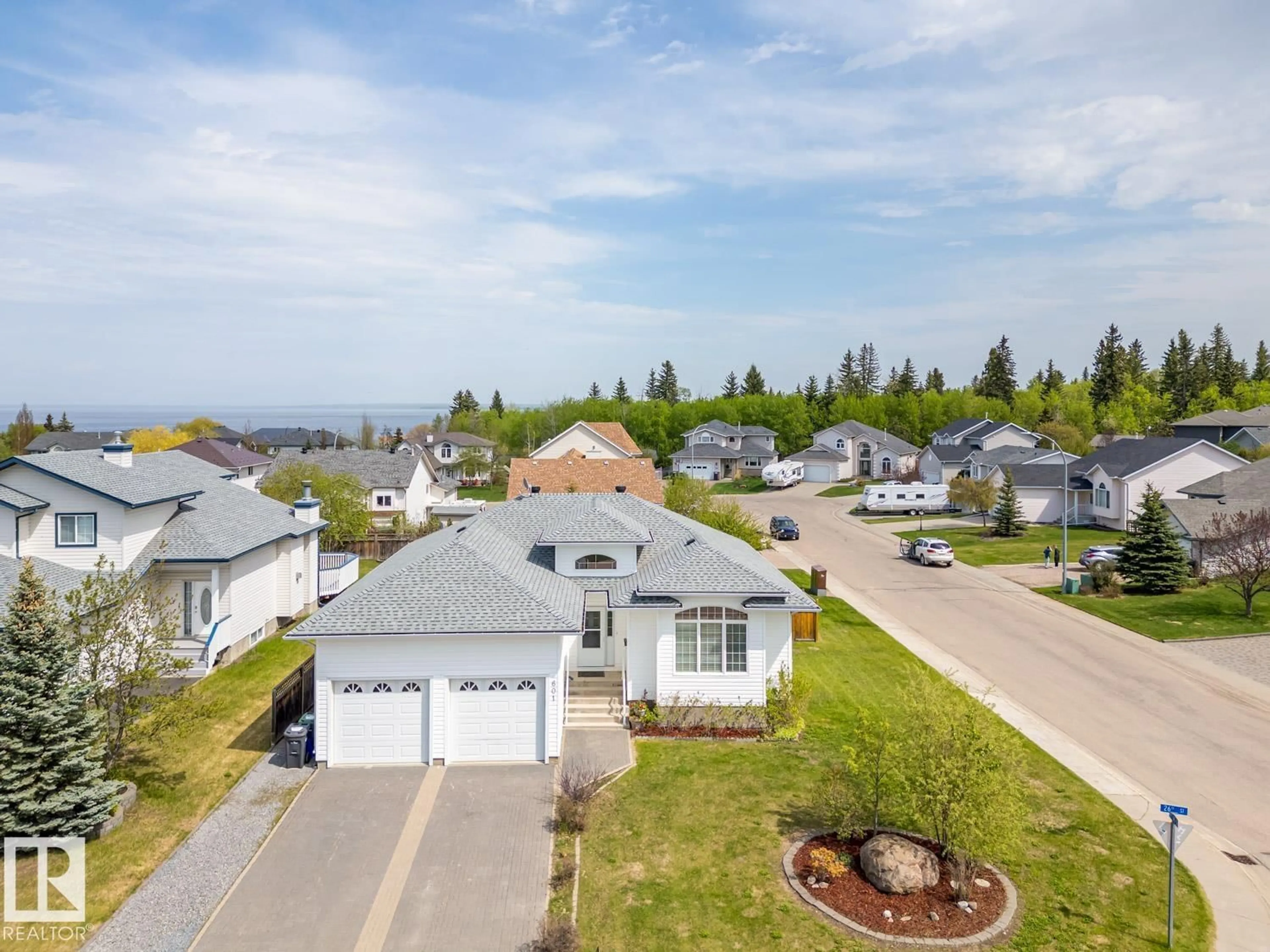 A pic from outside/outdoor area/front of a property/back of a property/a pic from drone, unknown for 601 26 ST, Cold Lake Alberta T9M1M6