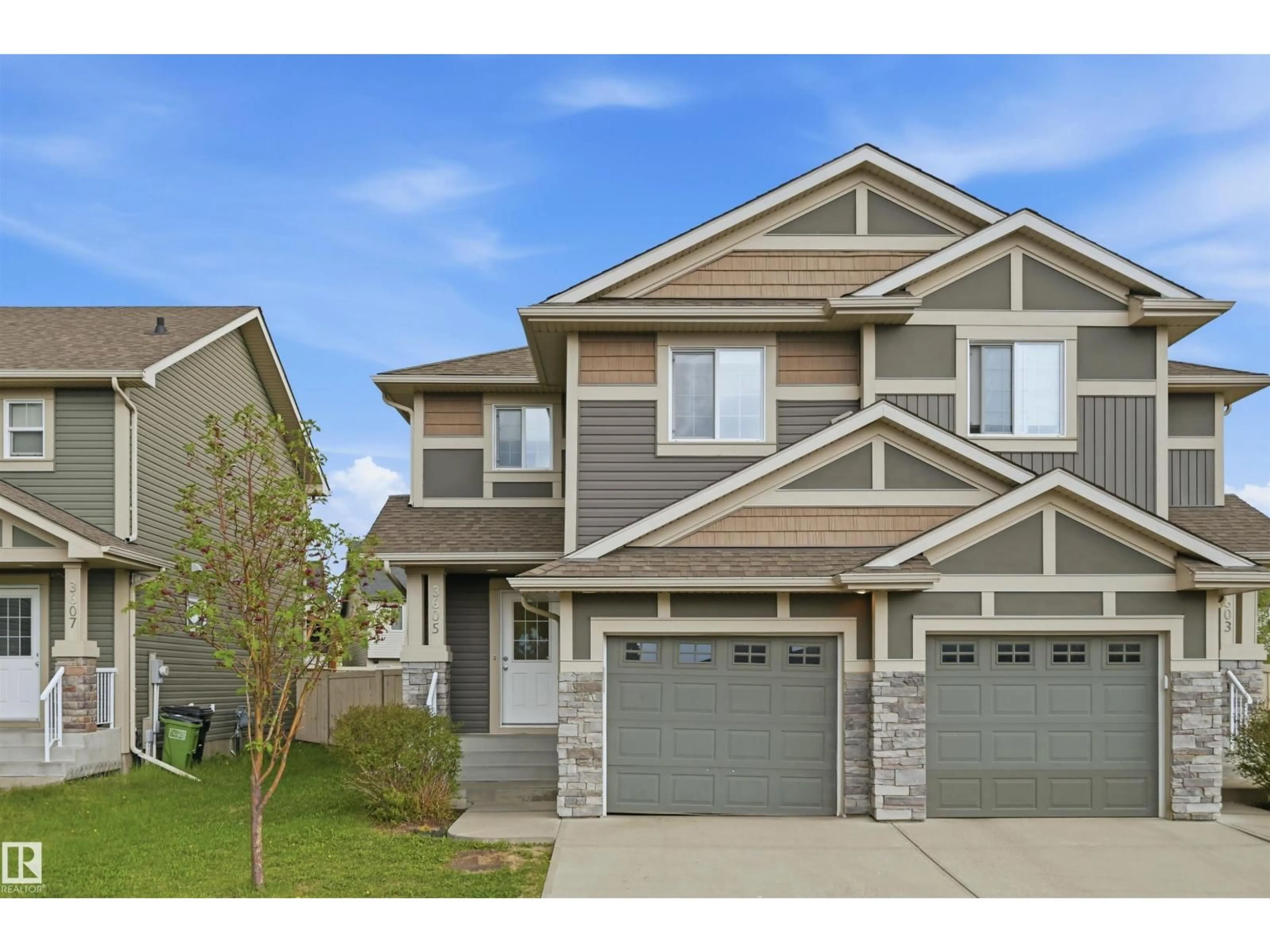 Home with vinyl exterior material, street for SW - 3605 ATKINSON LO, Edmonton Alberta T6W0X3