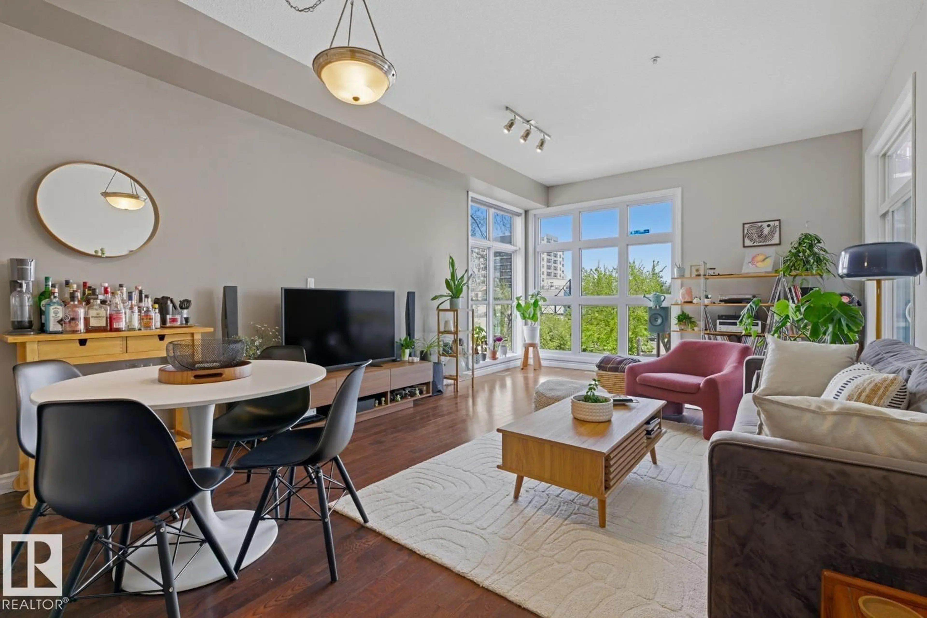 Living room with furniture, unknown for #304 - 10411 122 ST, Edmonton Alberta T5N4C2
