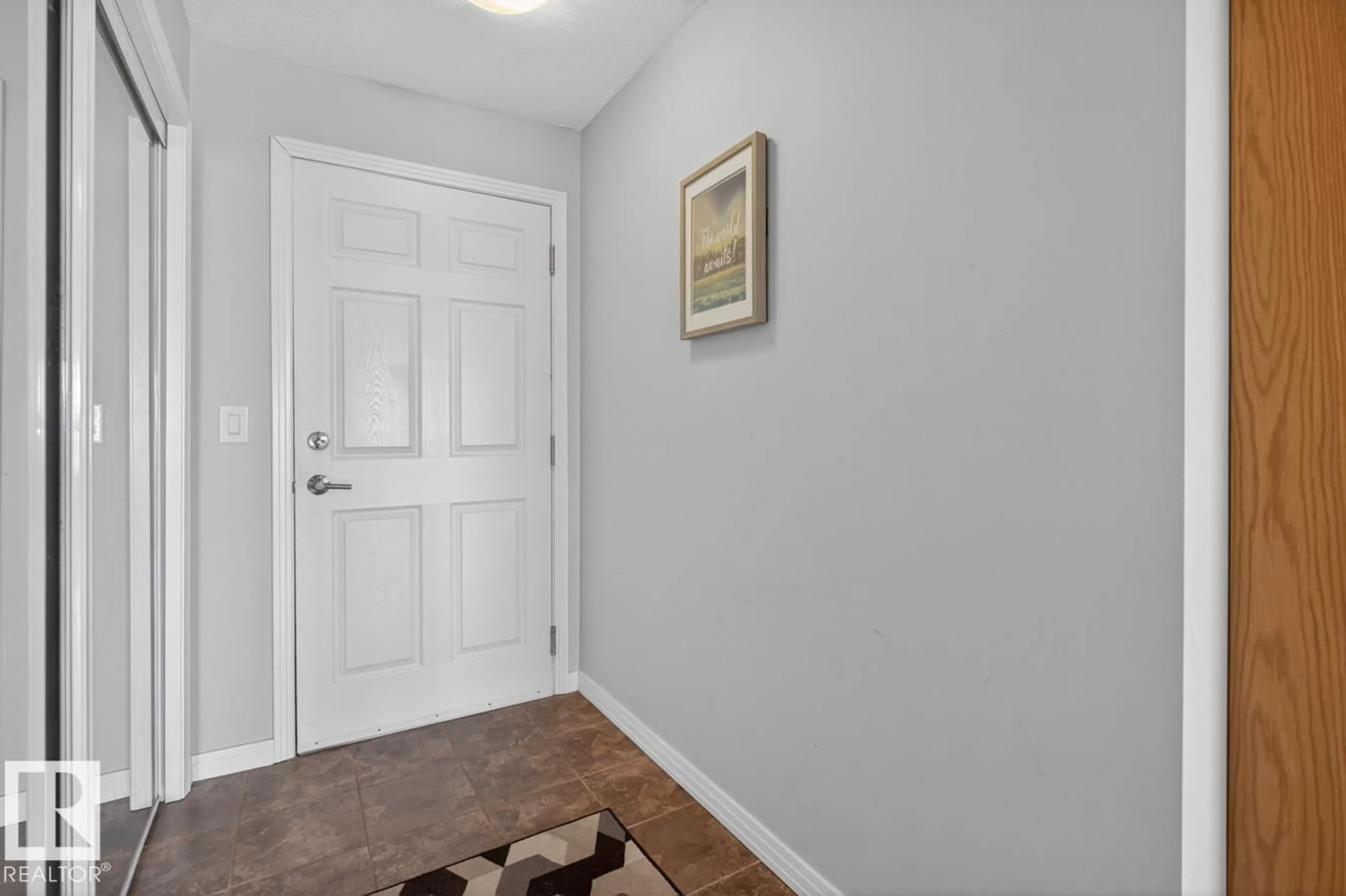 Indoor entryway for 320 - 5005 165 AV, Edmonton Alberta T5Y0L8