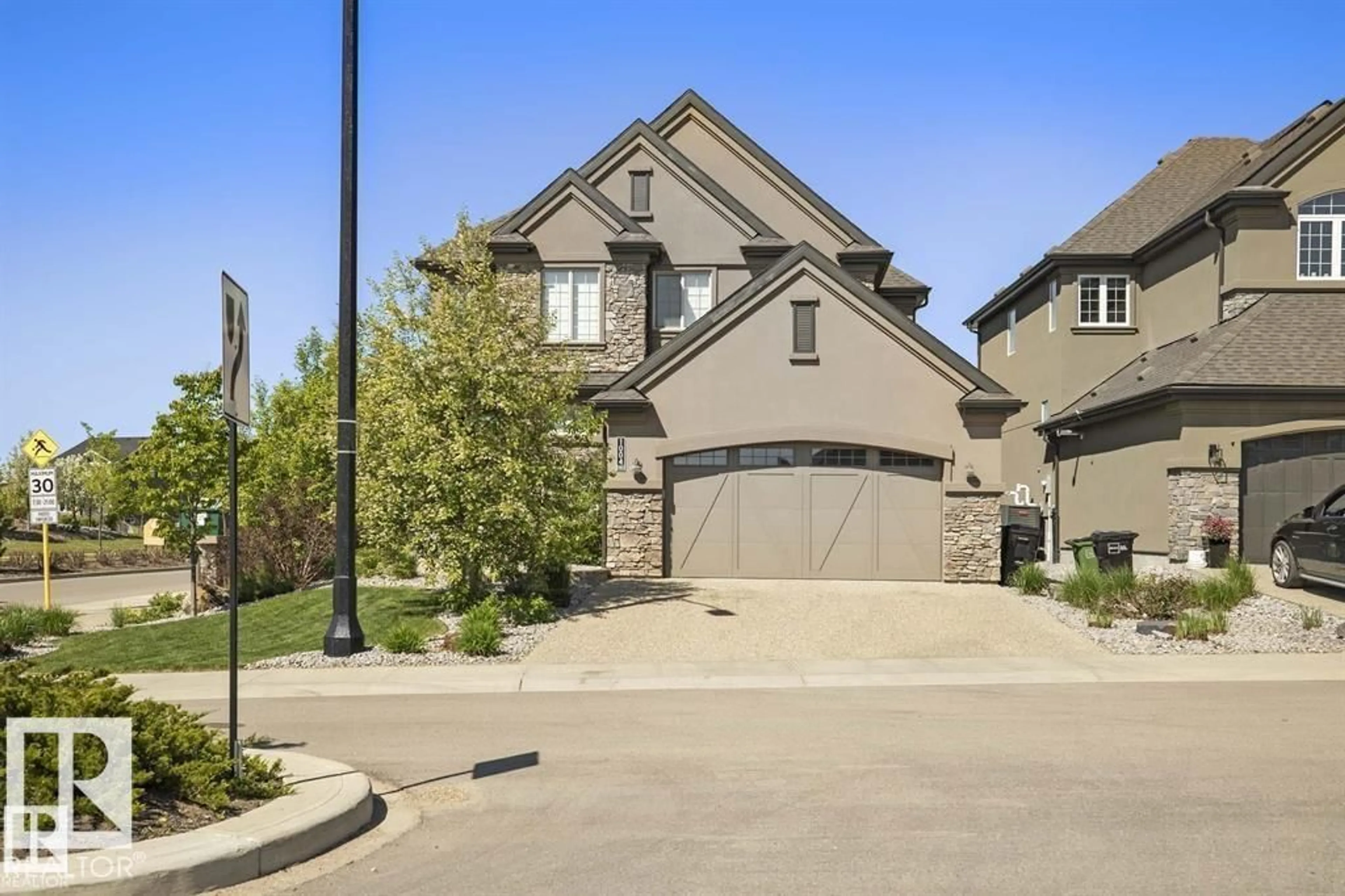 Home with brick exterior material, street for 1004 HUCKELL PL, Edmonton Alberta T6W3B7