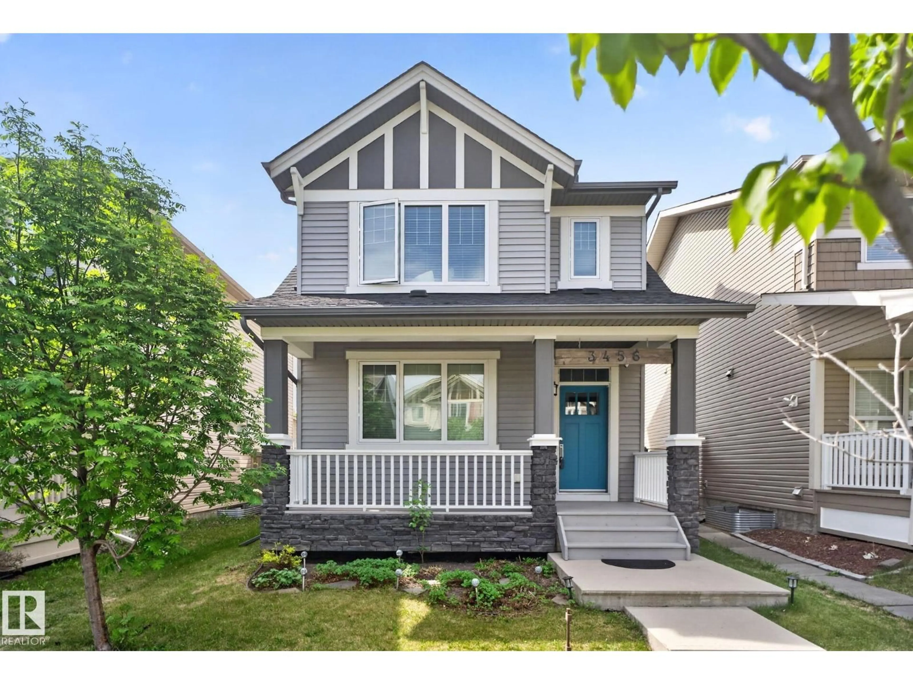 Home with vinyl exterior material, street for 3456 CUTLER CR, Edmonton Alberta T6W2B3