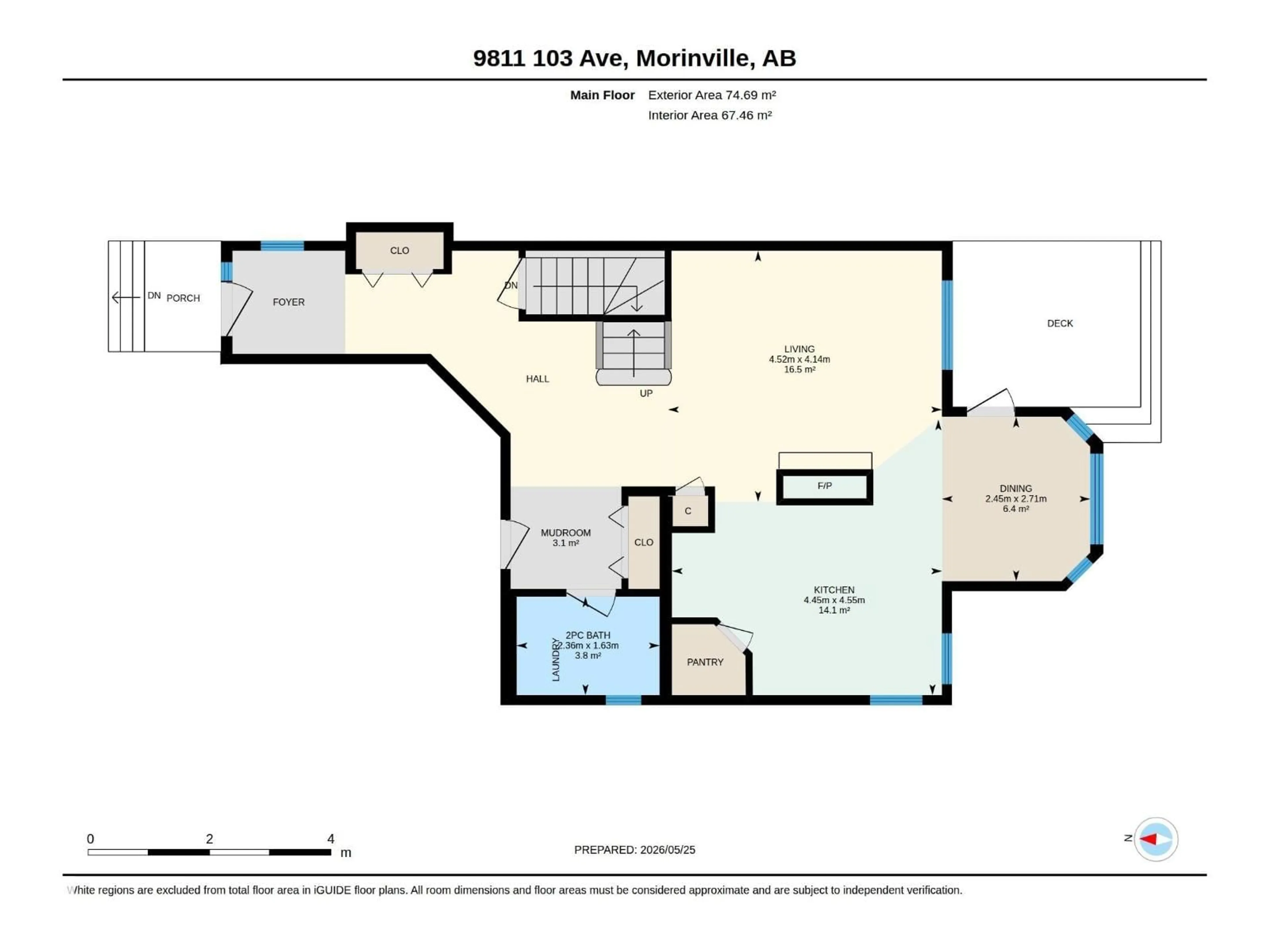 Floor plan for 9811 103 AV, Morinville Alberta T8R1R7