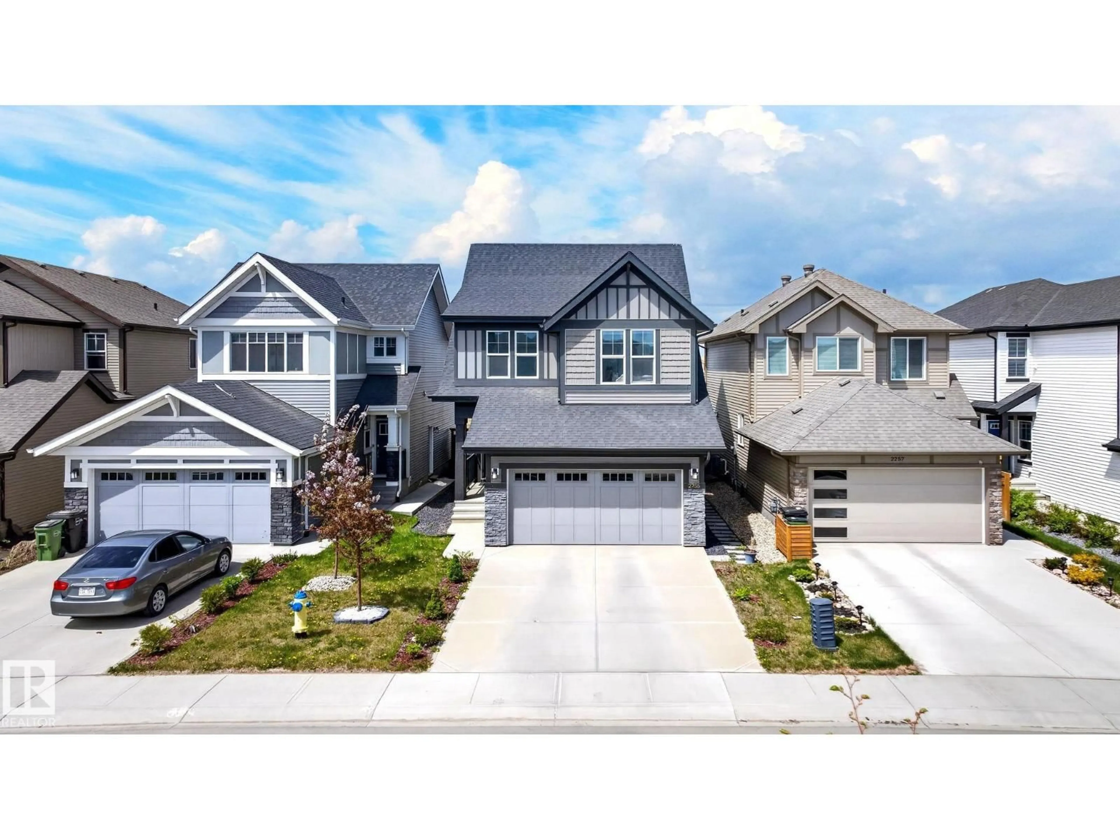 A pic from outside/outdoor area/front of a property/back of a property/a pic from drone, street for 2255 DONAGHEY WY, Edmonton Alberta T6W5G1