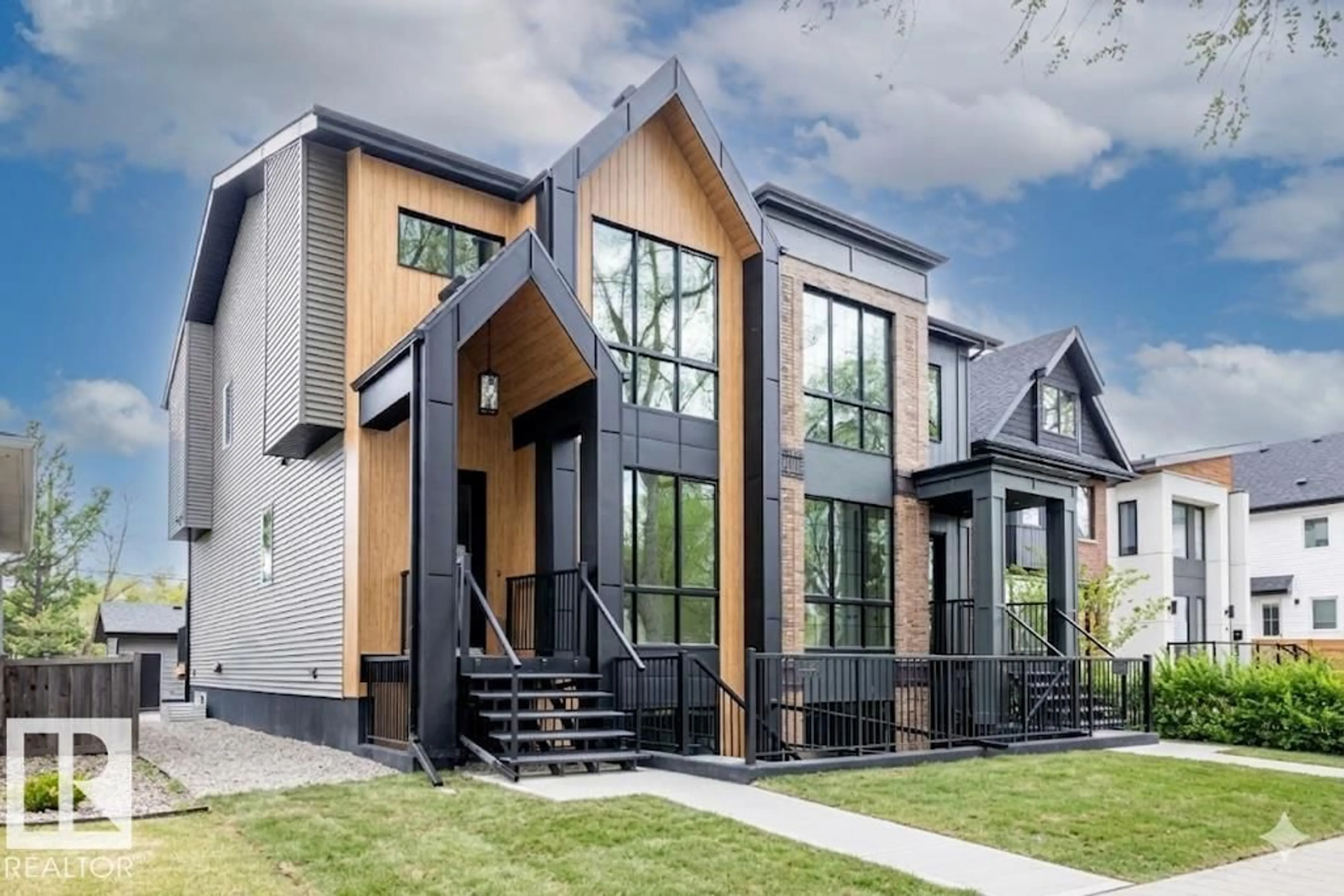 Home with brick exterior material, unknown for NW - 10932 & 10934 132 ST, Edmonton Alberta T5M1C9