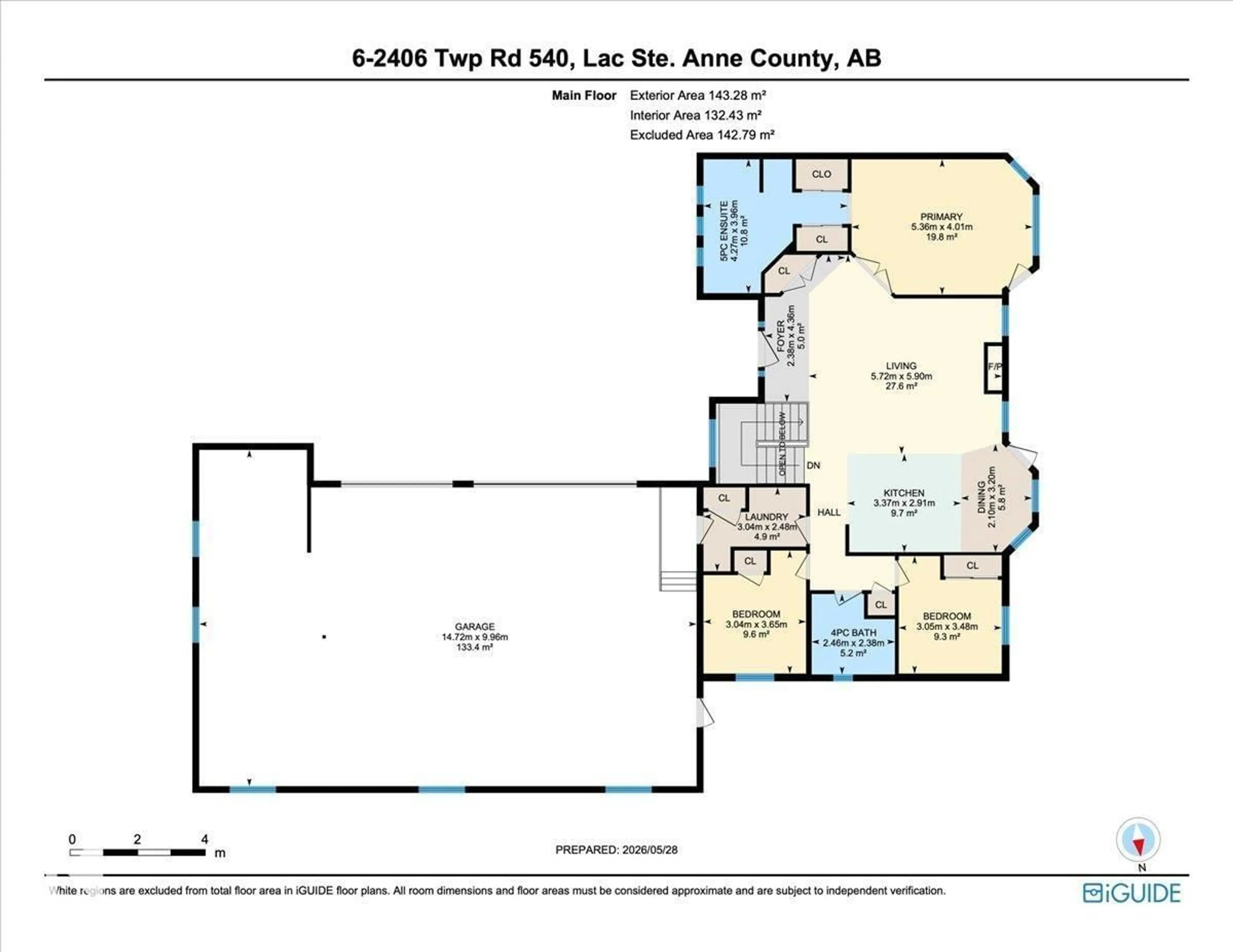 Floor plan for #6 - 2406 TWP ROAD 540, Rural Lac Ste. Anne County Alberta T0E1V0