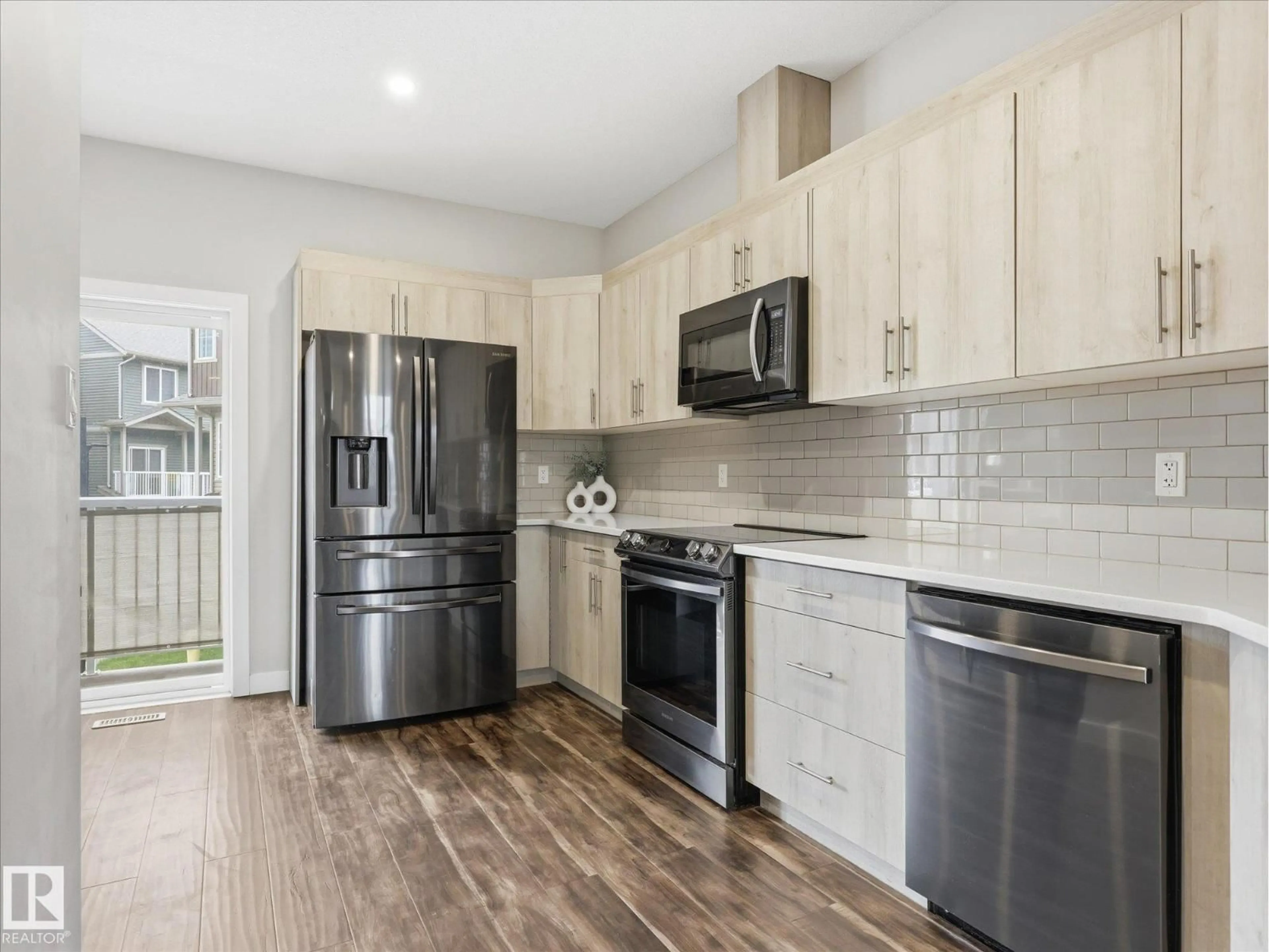 Open concept kitchen, ceramic/tile floor for 56 - 1051 GRAYDON HILL BV, Edmonton Alberta T6W3C8