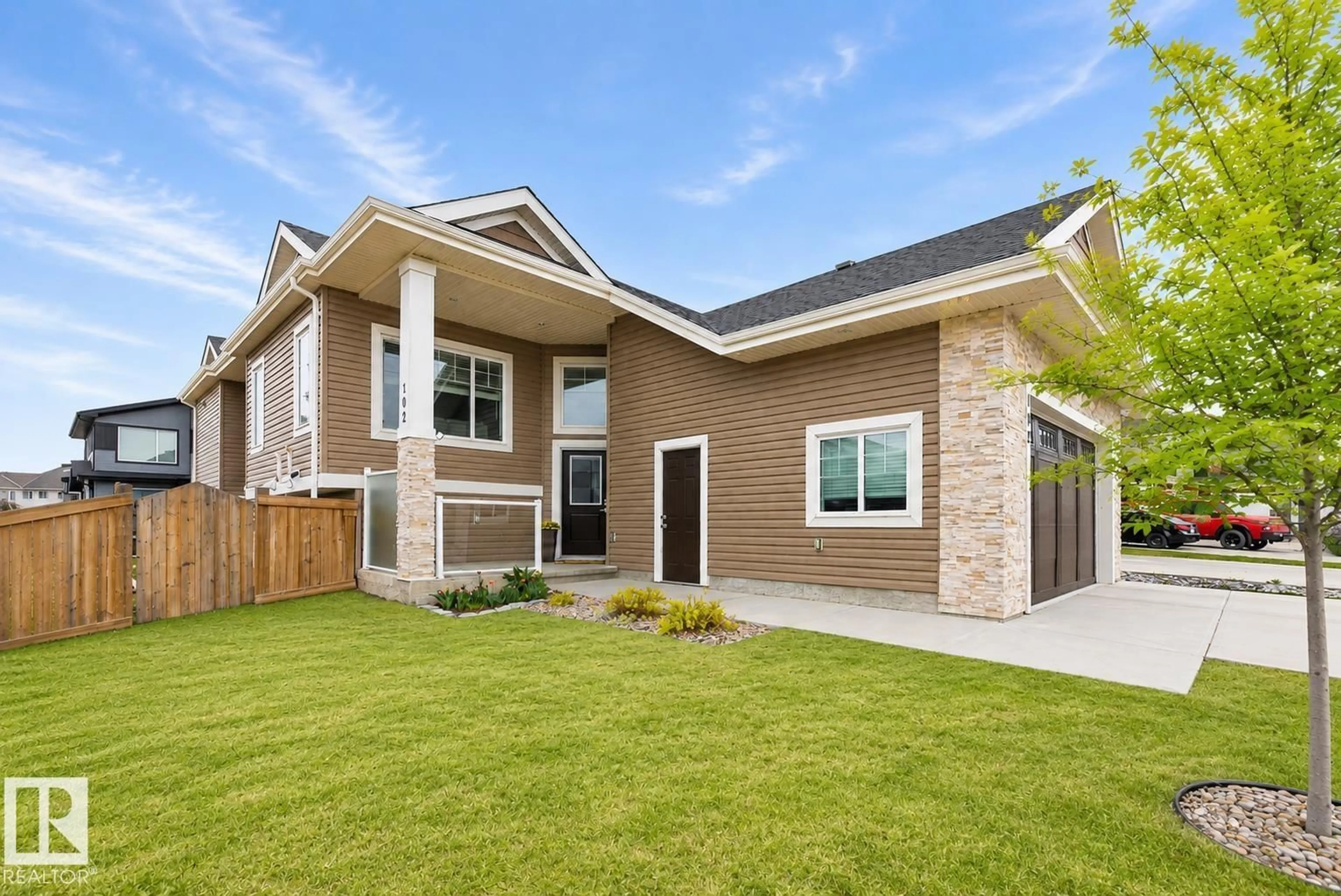 Home with brick exterior material, street for 102 KIRPATRICK, Leduc Alberta T9E1B6