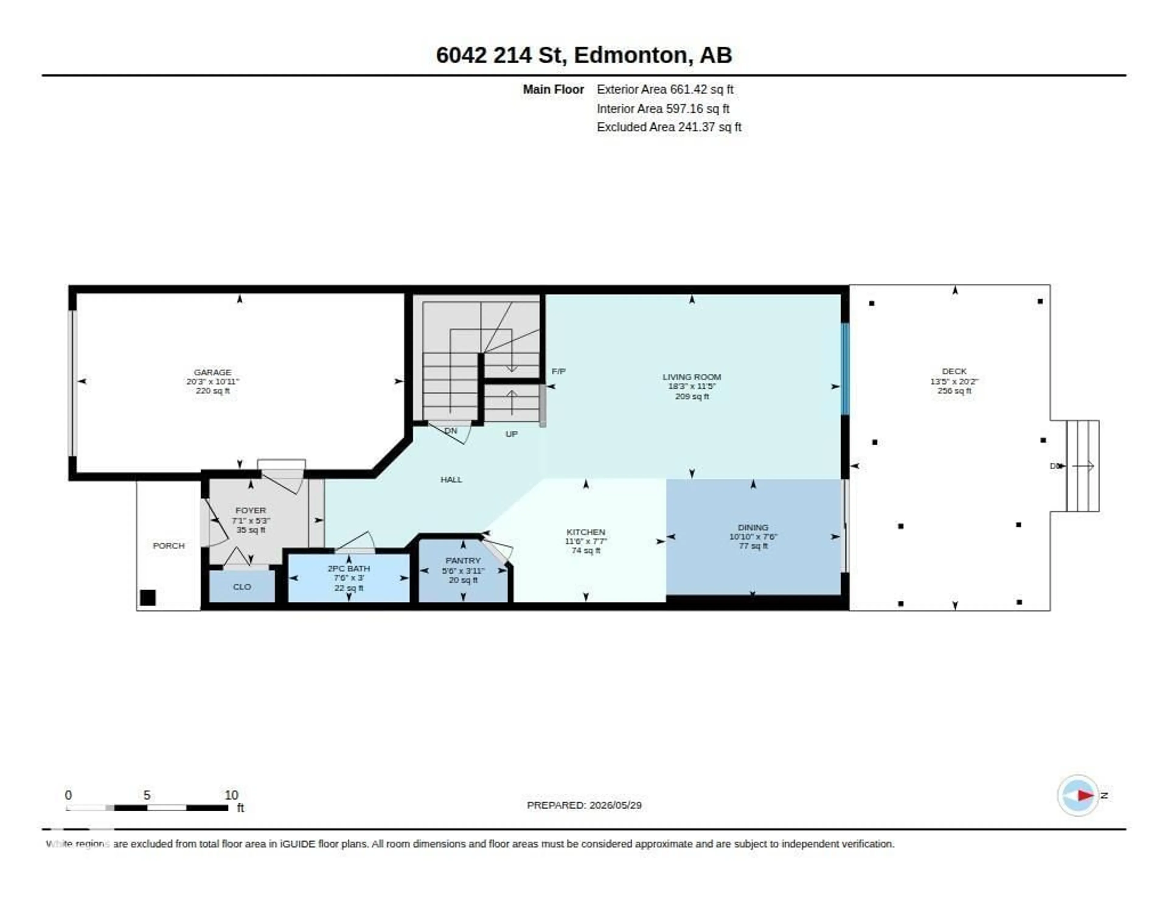 Floor plan for NW - 6042 214 ST, Edmonton Alberta T6M0K1