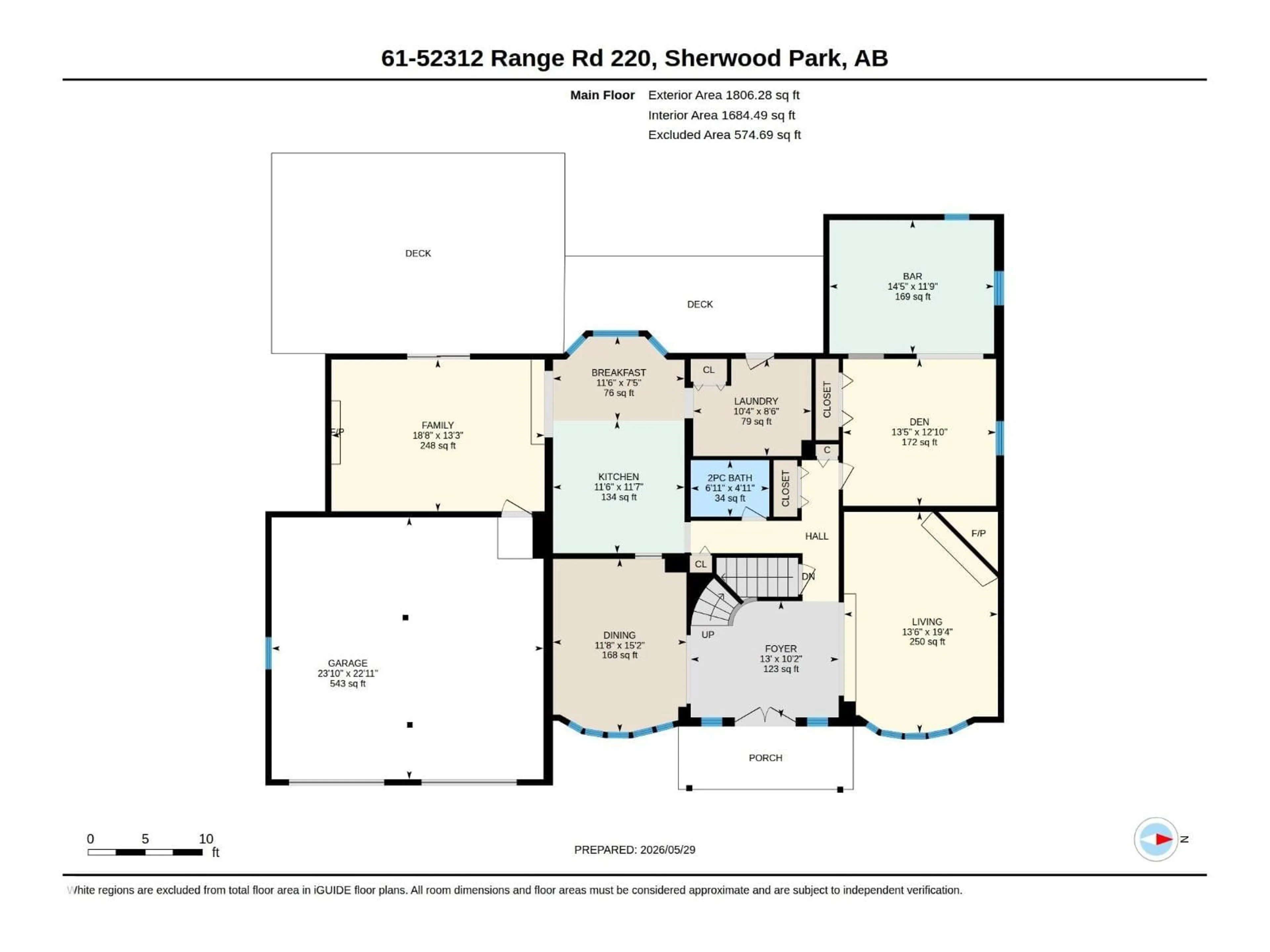 Floor plan for 52312 - 61 RGE ROAD 220, Rural Strathcona County Alberta T8E1C5
