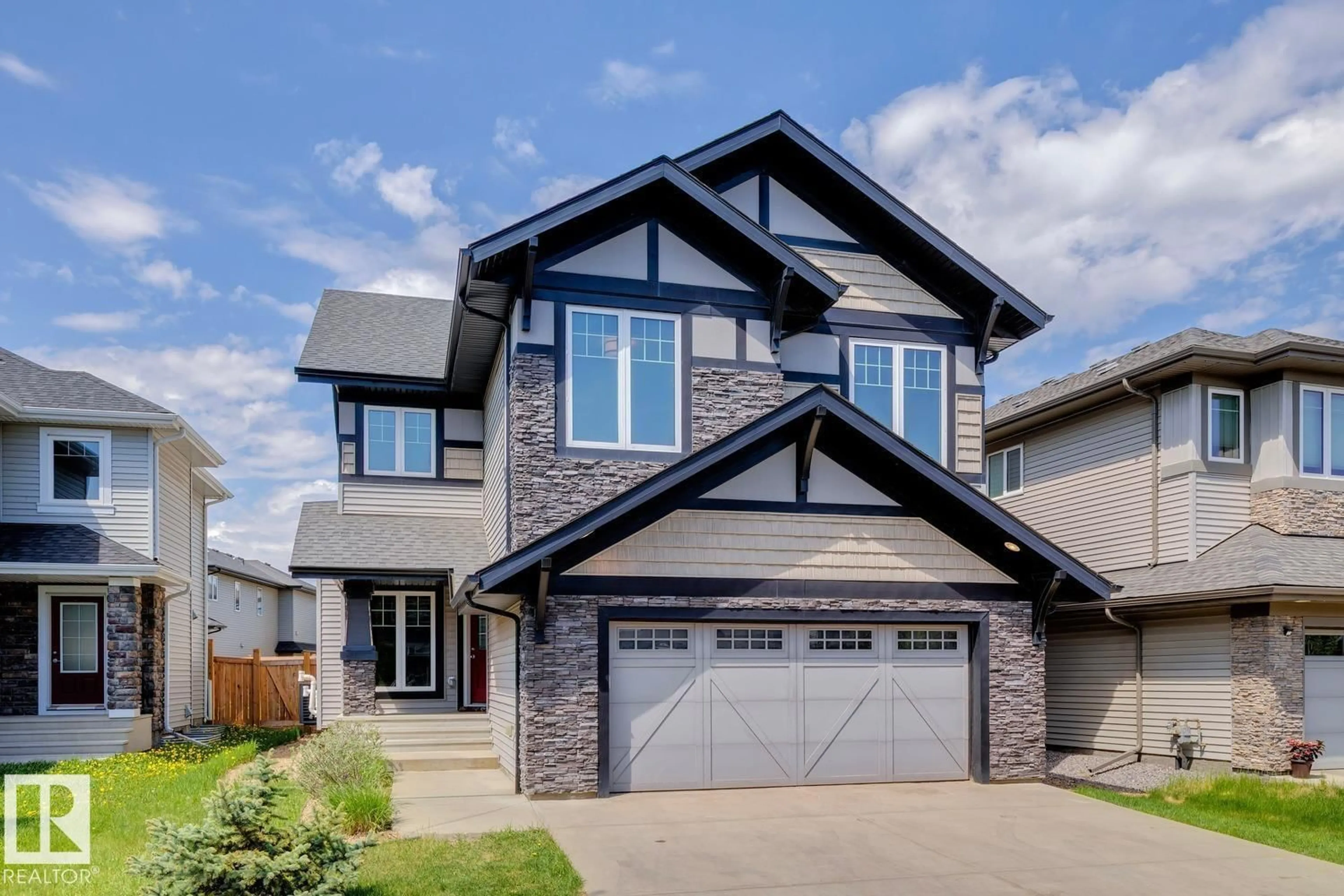 Home with brick exterior material, street for SW - 2545 AMEROGEN CR, Edmonton Alberta T6W3C2