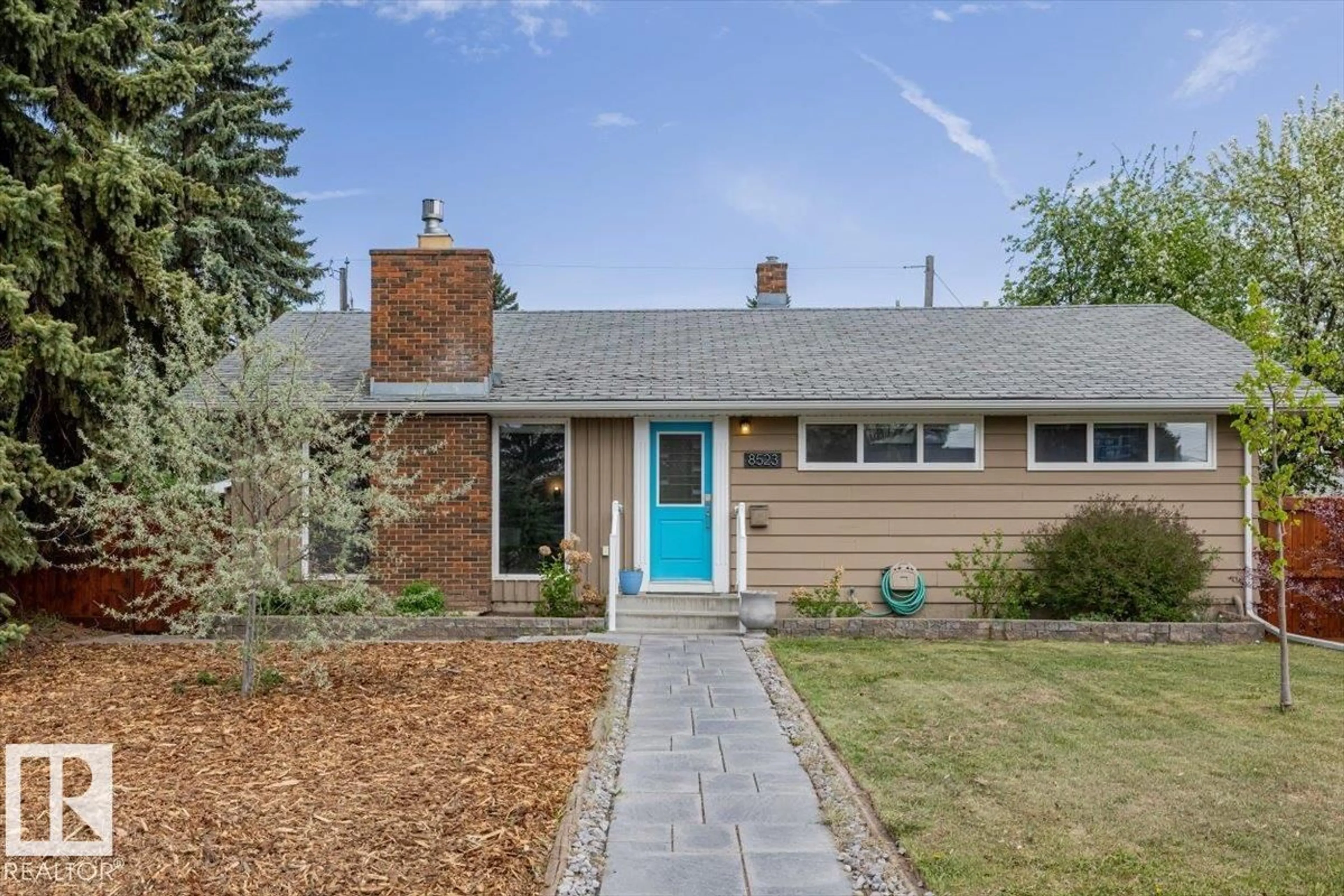 Home with brick exterior material, street for 8523 143 ST, Edmonton Alberta T5K0N9