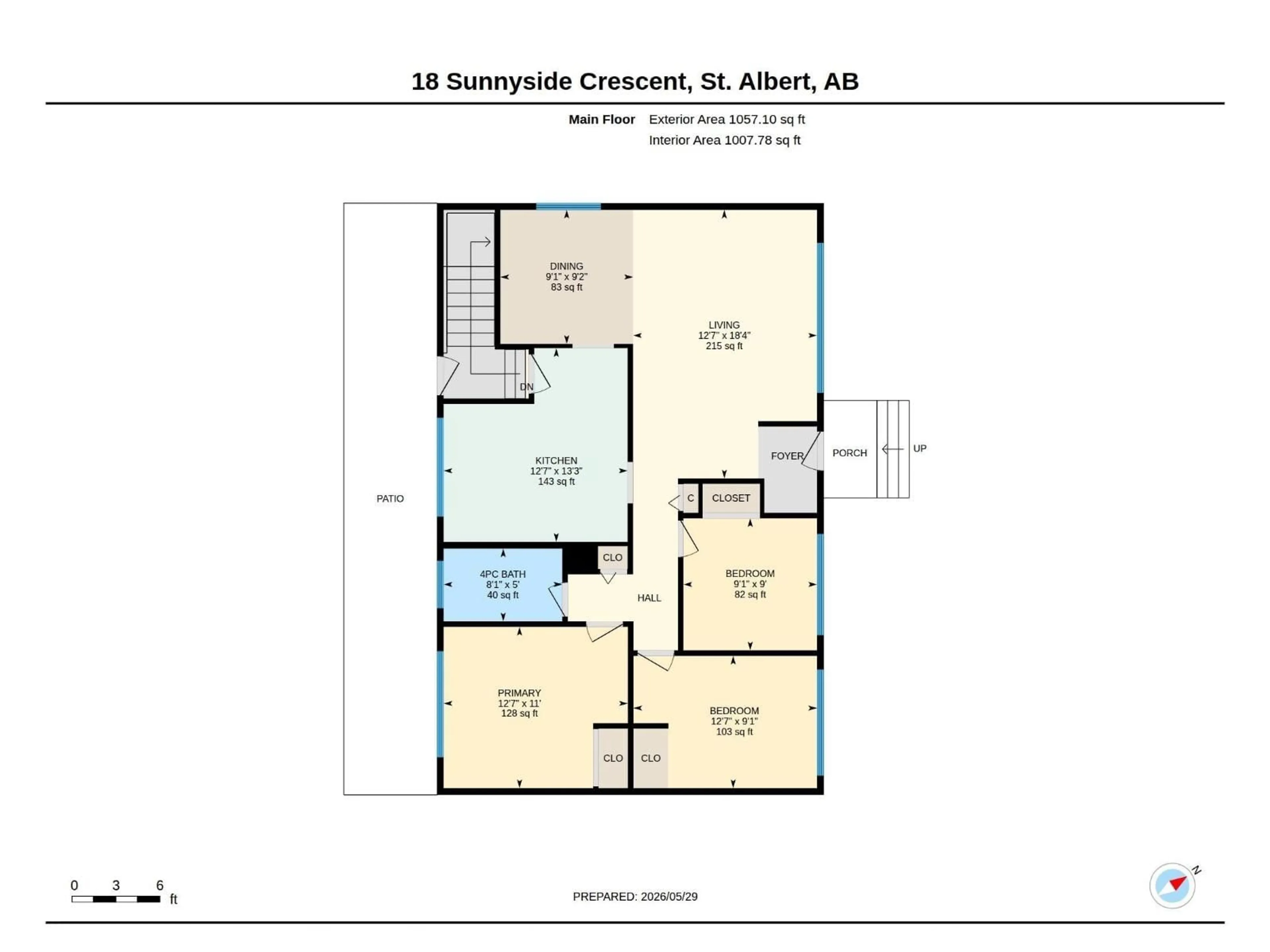 Floor plan for 18 SUNNYSIDE CR, St. Albert Alberta T8N0J5