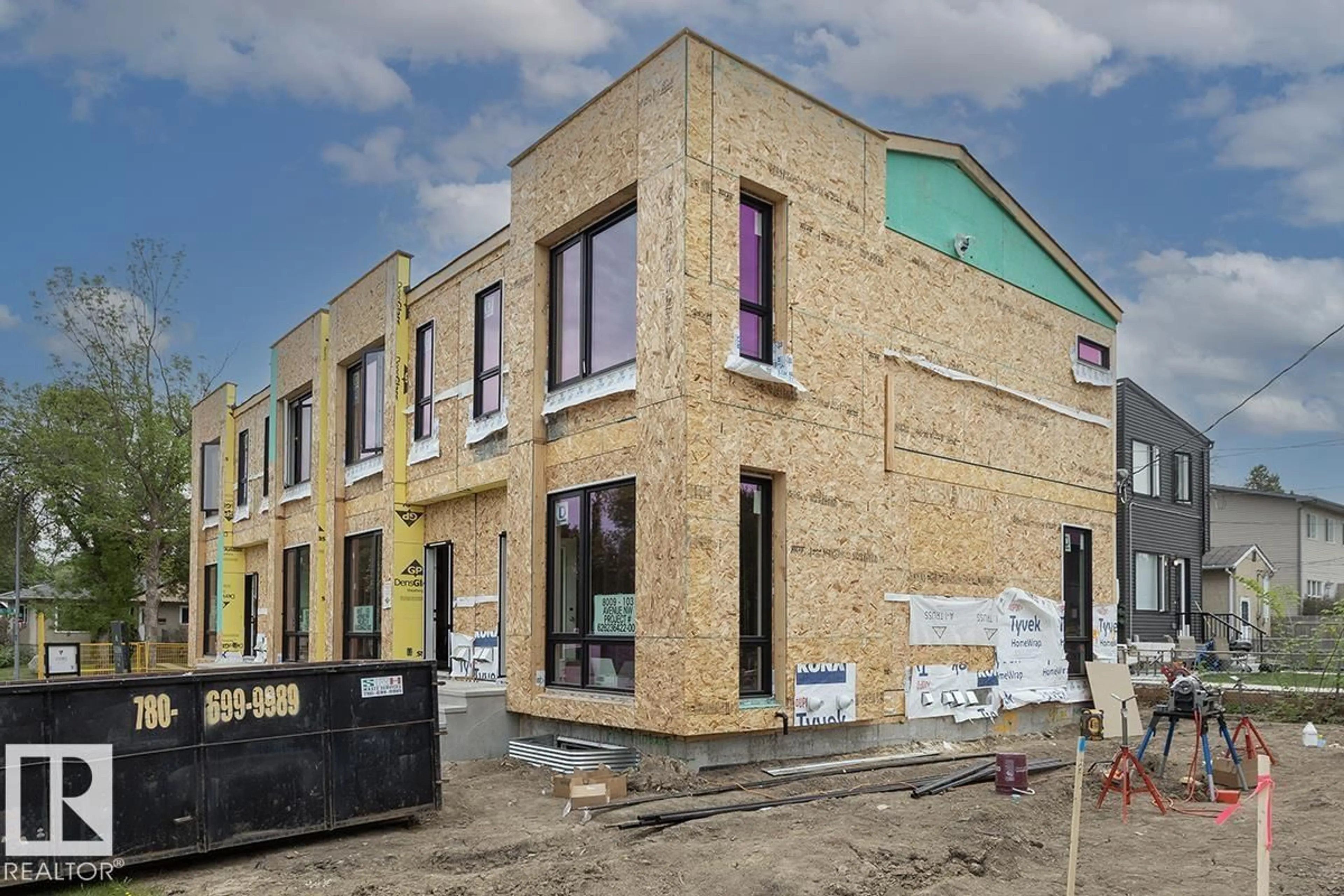 Home with brick exterior material, building for 8003 103 AV NW, Edmonton Alberta T5H4L8