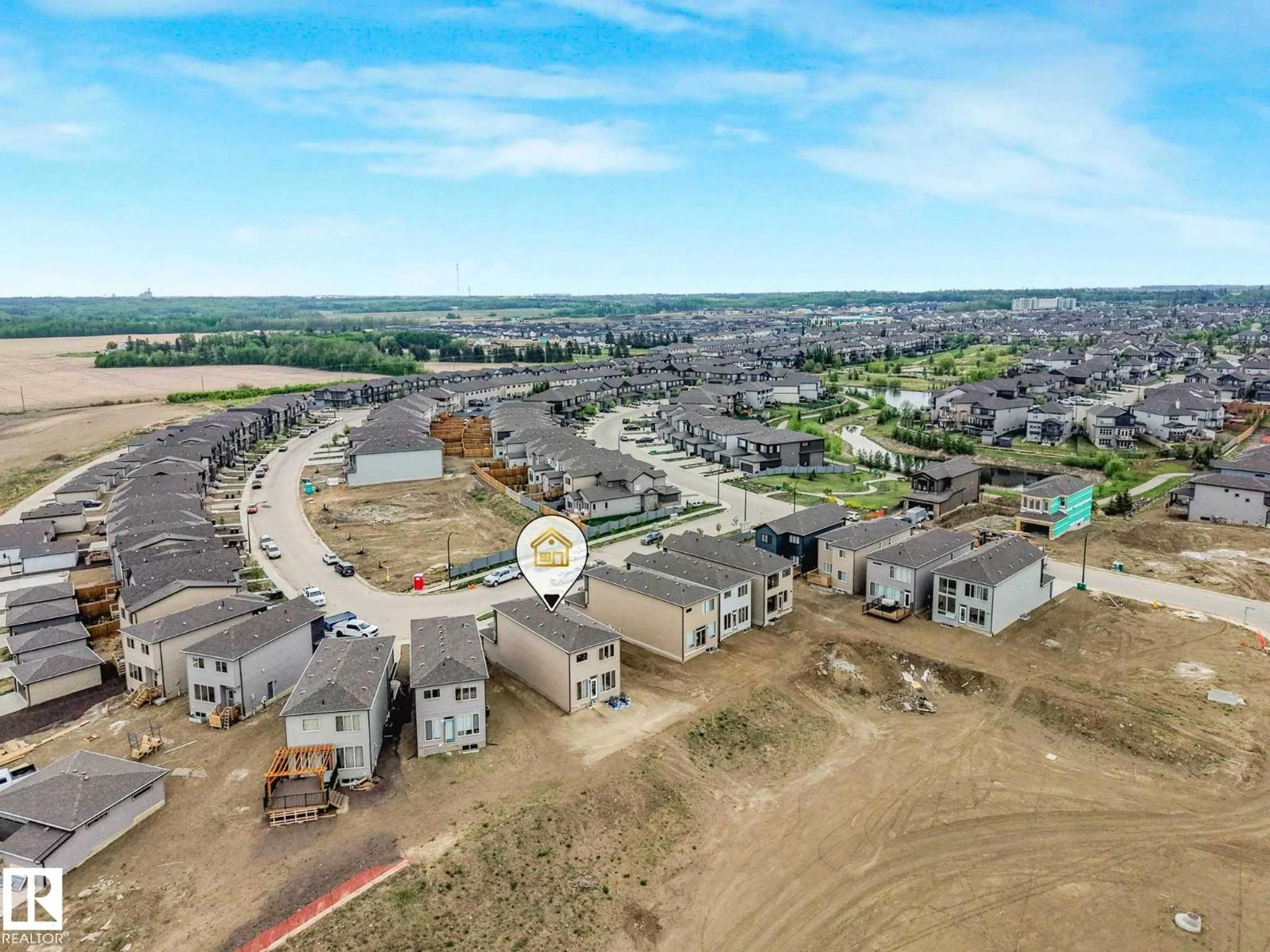 A pic from outside/outdoor area/front of a property/back of a property/a pic from drone, street for 157 GARNEAU GA, Spruce Grove Alberta T7X4E6