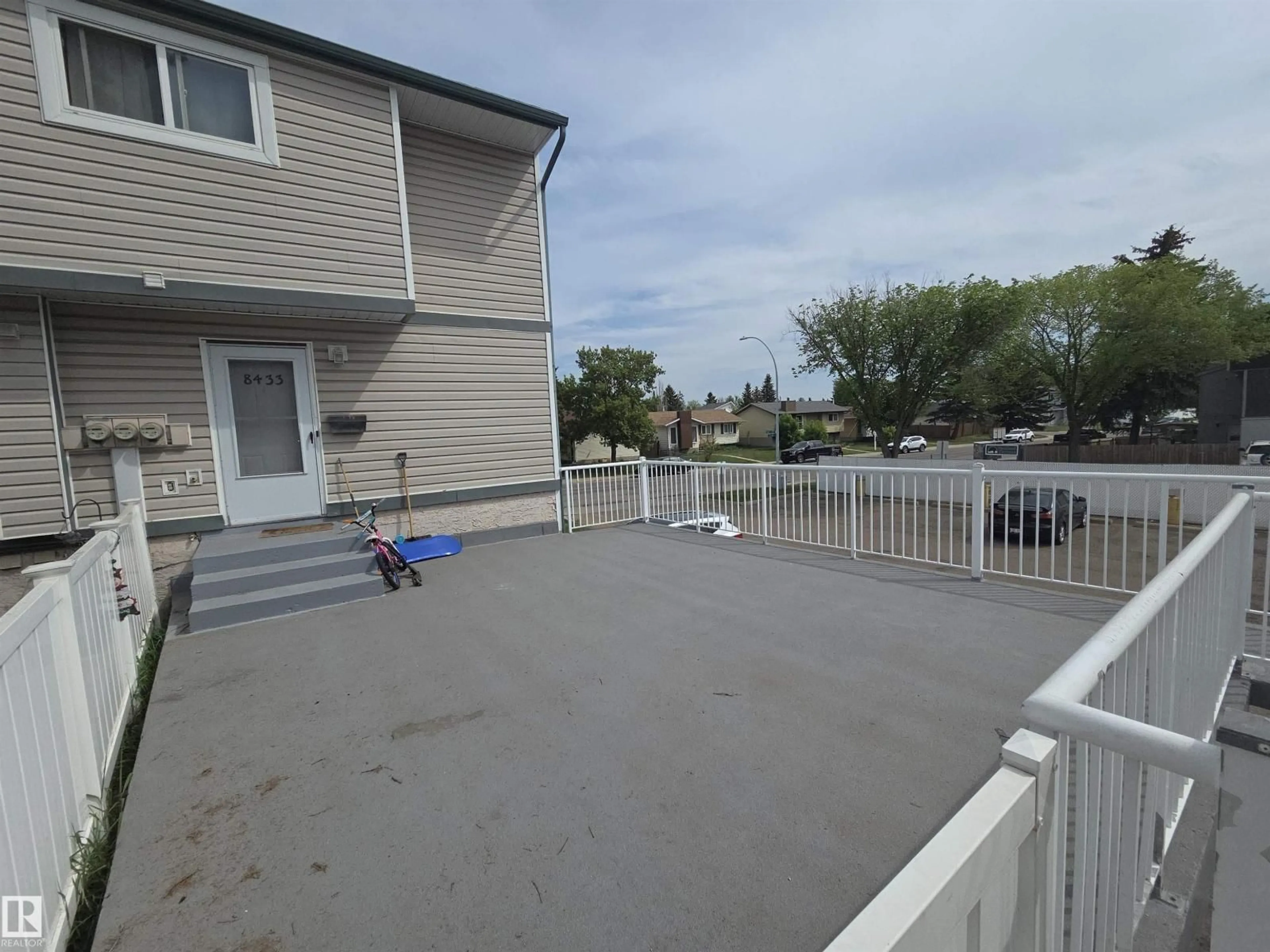 Patio, street for 8433 29 AV, Edmonton Alberta T6K3M8