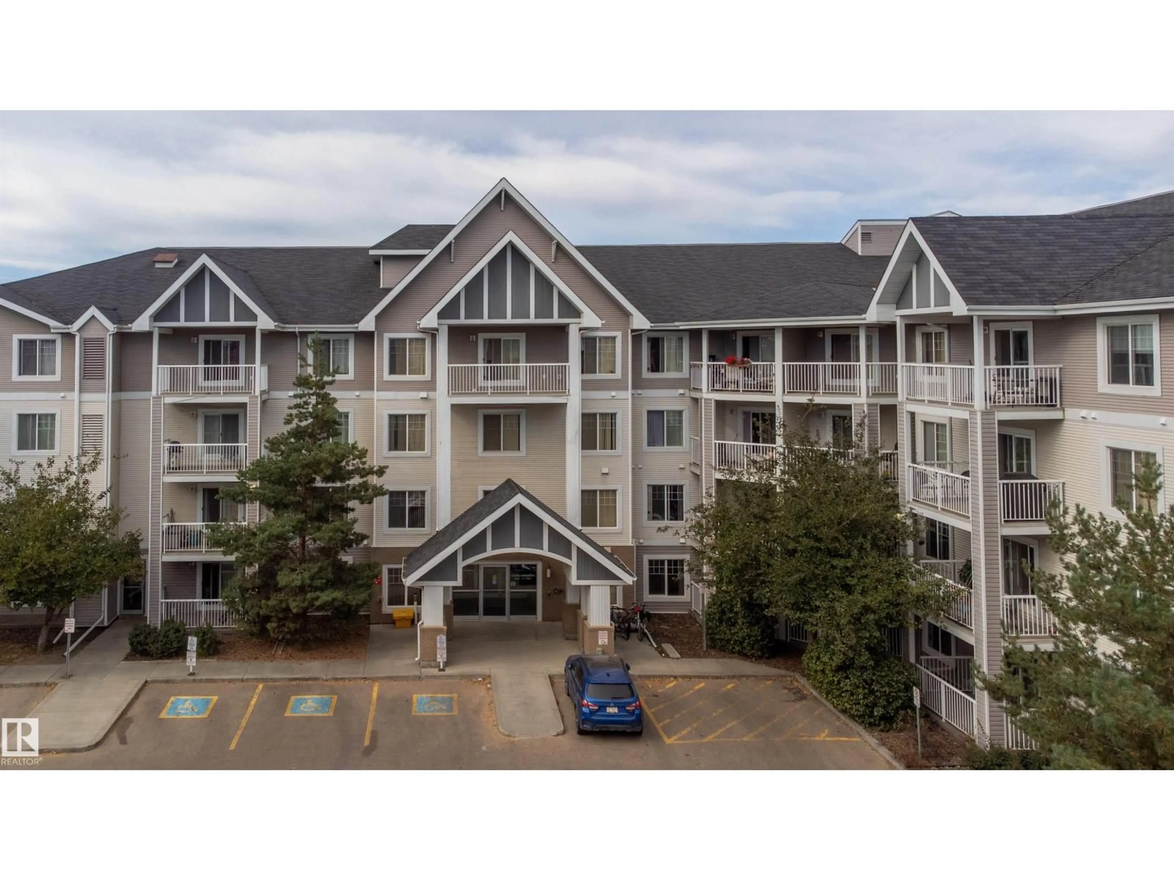 A pic from outside/outdoor area/front of a property/back of a property/a pic from drone, unknown for 319 - 4407 23 ST, Edmonton Alberta T6T0B6