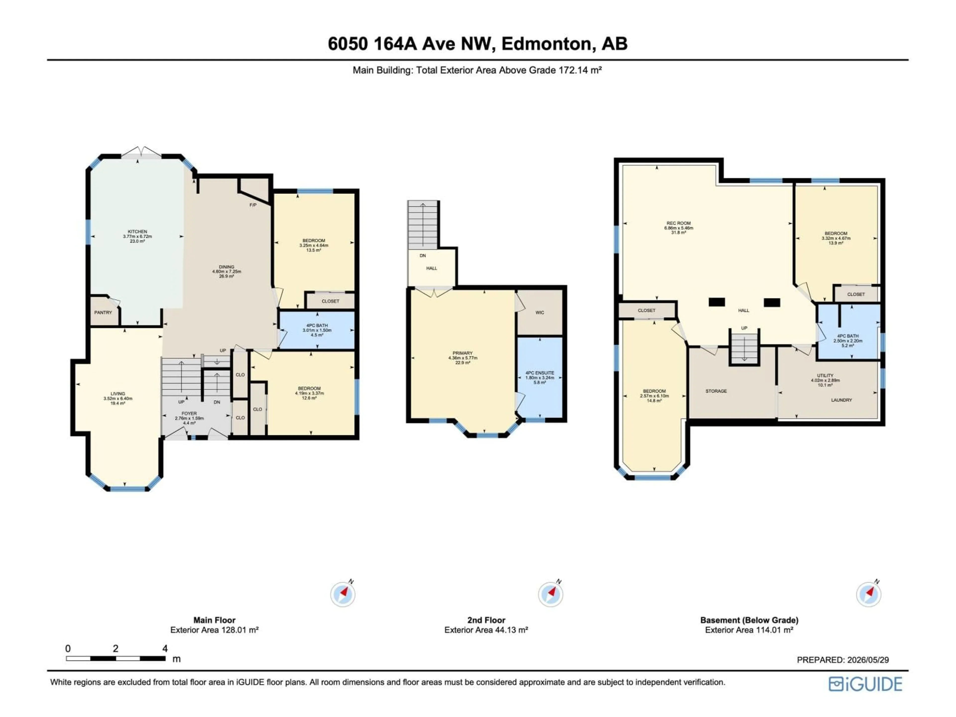 Floor plan for 6050 164A AV, Edmonton Alberta T5Y0A7