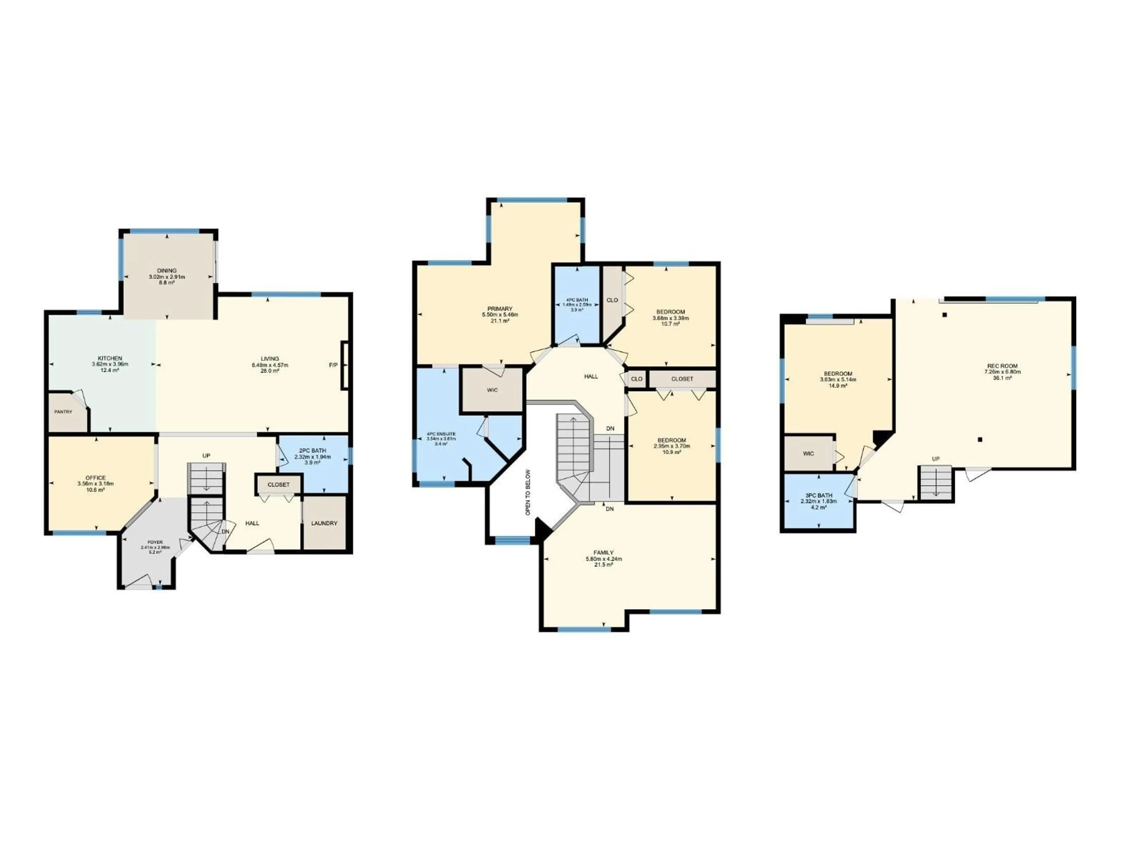 Floor plan for 5108 63 ST, Beaumont Alberta T4X1V4